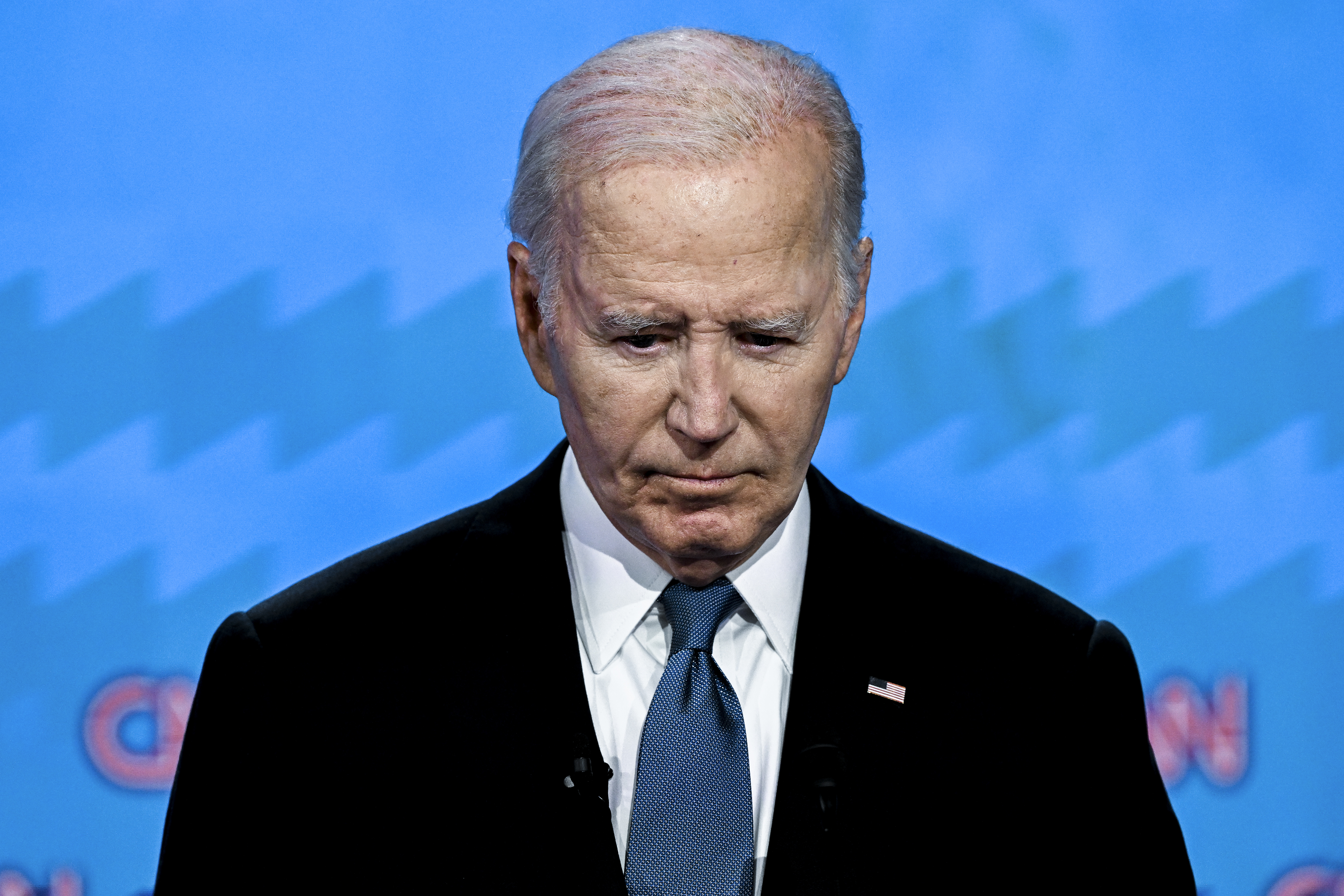 President Joe Biden during the debate with Donald Trump in Atlanta on June 27, 2024. Photo / Kenny Holston, The New York Times
