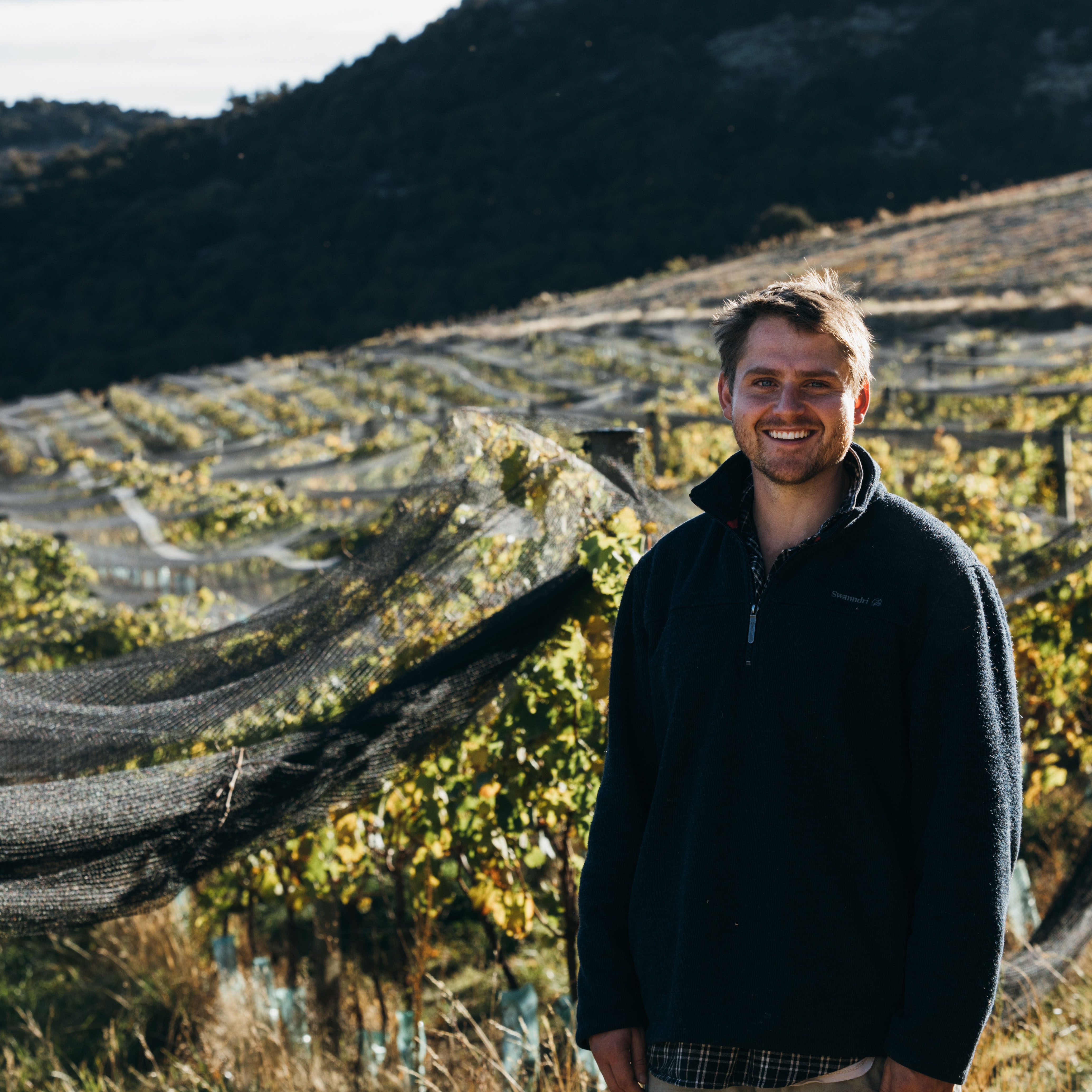 Moko Hills winery and winemaker Donald van der Westhuizen.