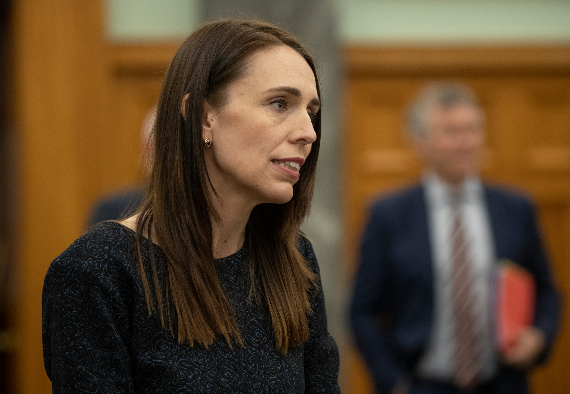Labour leader Jacinda Ardern released the party's law and order policy today. Photo / Mark Mitchell