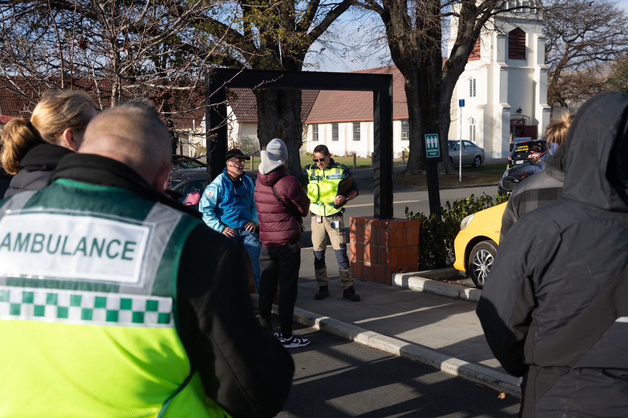 Lifecare Ambulance Service led the community effort to find the missing woman. Photo / Anna Heath