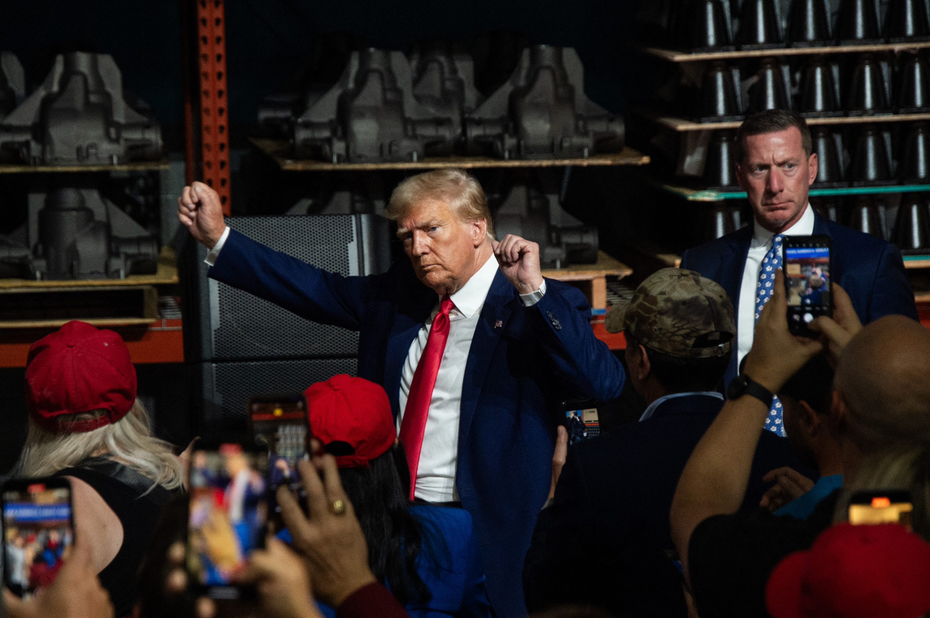 Donald Trump hailed the ceasefire agreement on social media. Photo / AFP