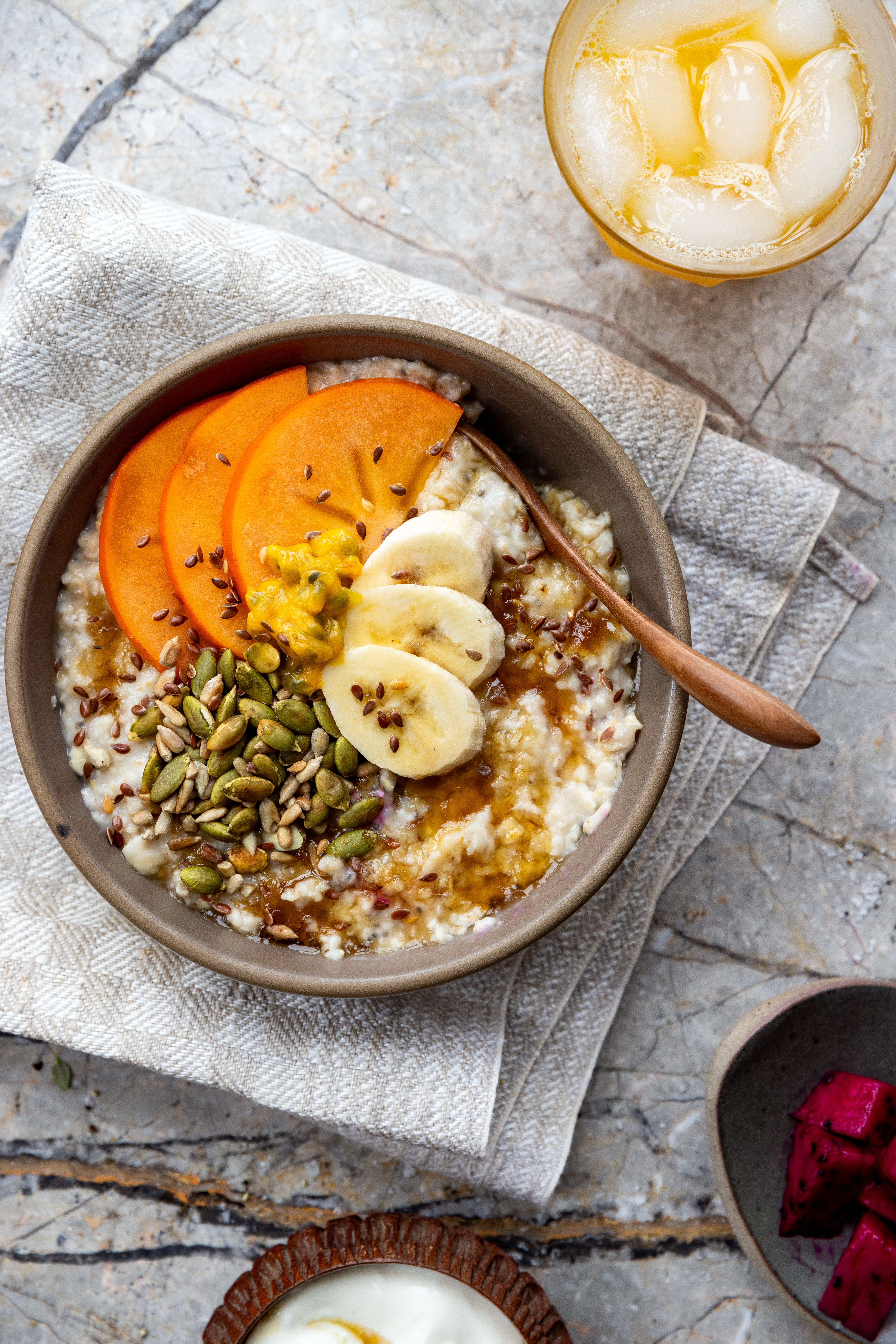 This warming bowl will keep you full and energised throughout the morning. Photo / Babiche Martens
