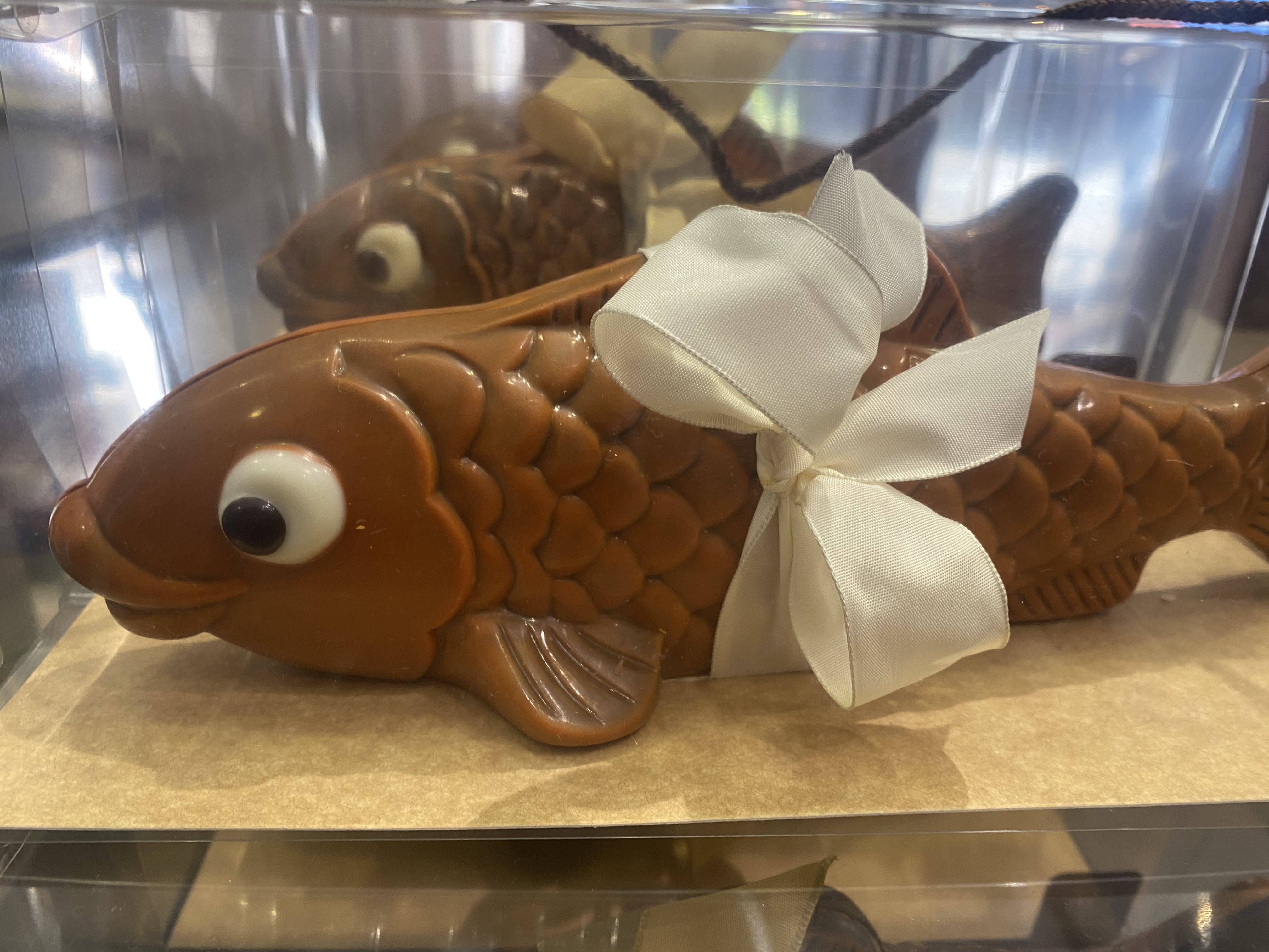 Charles Chocolatier, established in 1910, offers a variety of chocolate sculptures, including Eiffel Towers and handbags, while Amorino serves gelato sculpted into flower shapes. Photo / Tamara Hinson