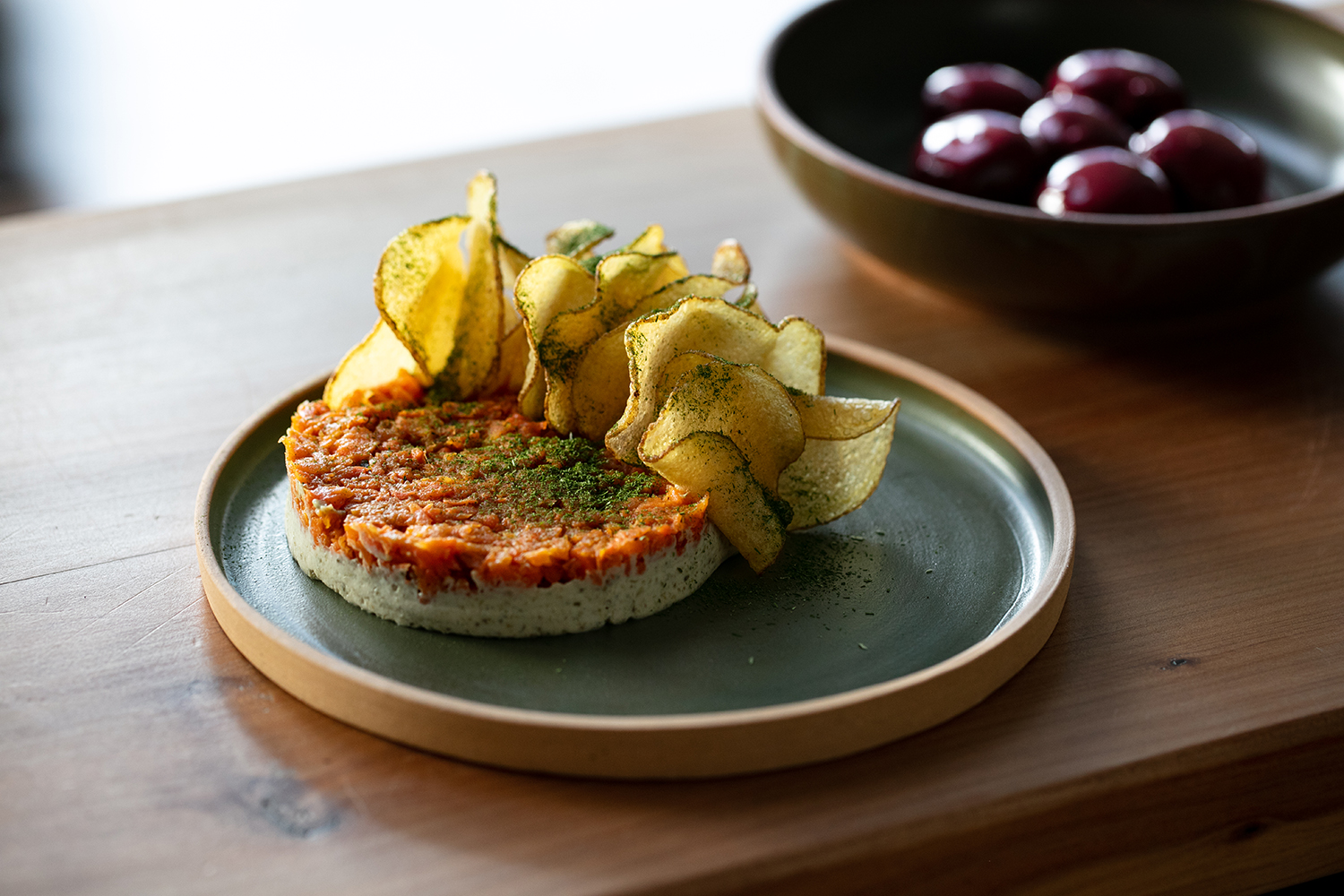 The carrot tartare. Photo / Babiche Martens