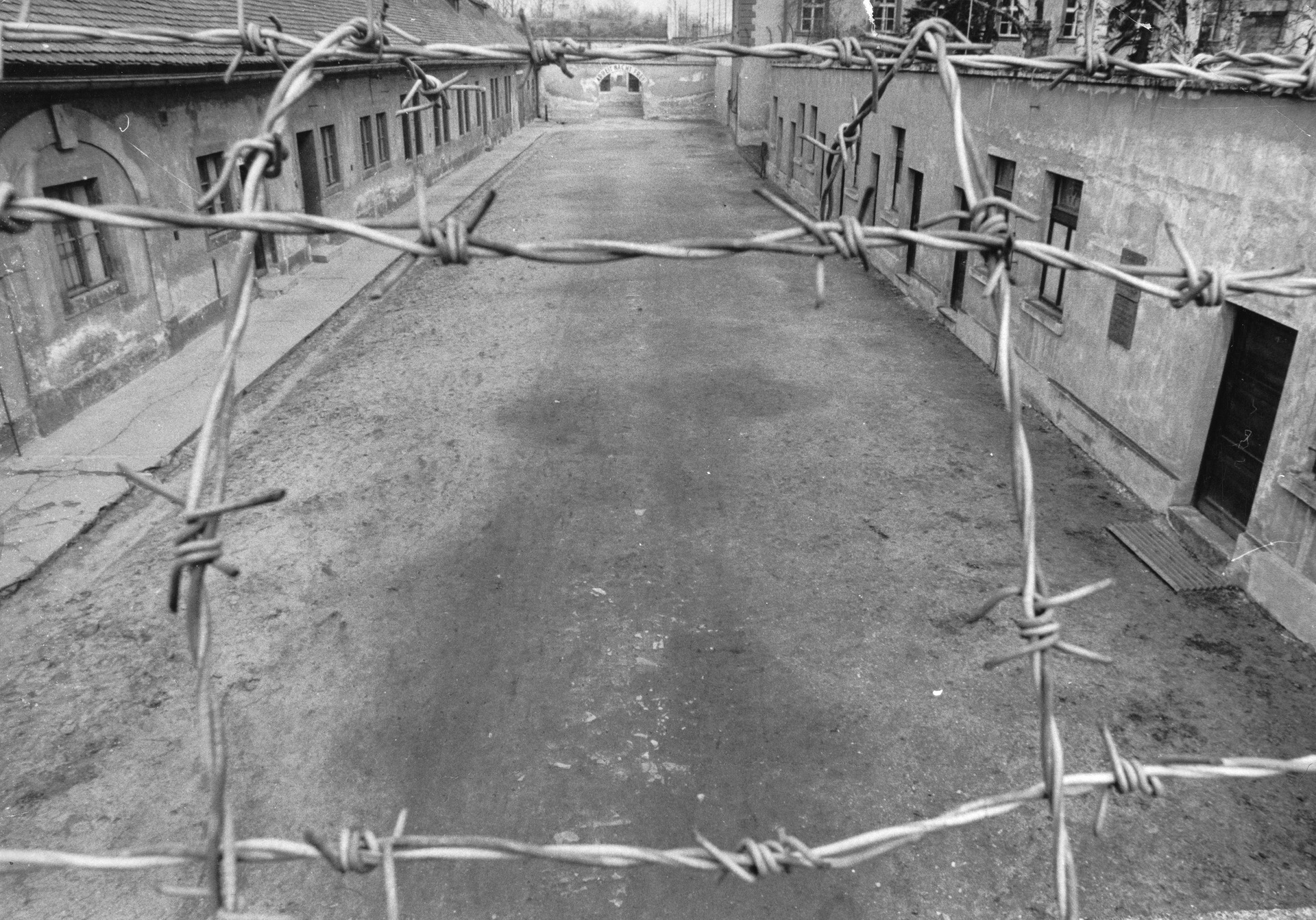 The first courtyard of the Theresienstadt concentration camp. Photo / Getty Images