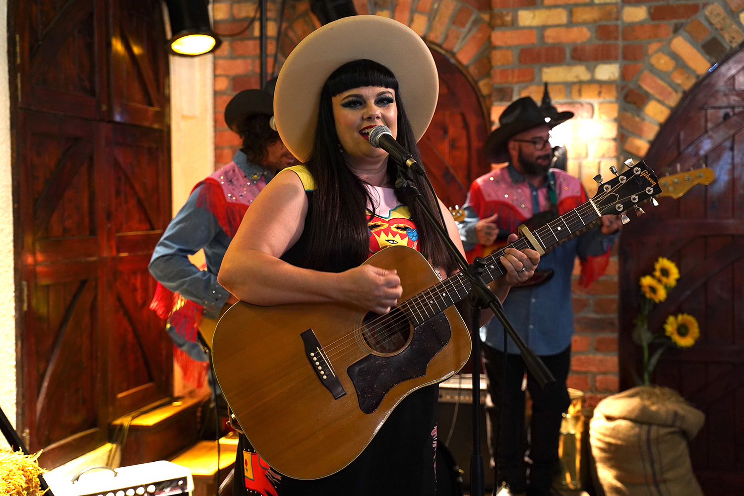 Neilson in her cameo for The Brokenwood Mysteries. Photo / South Pacific Pictures 
