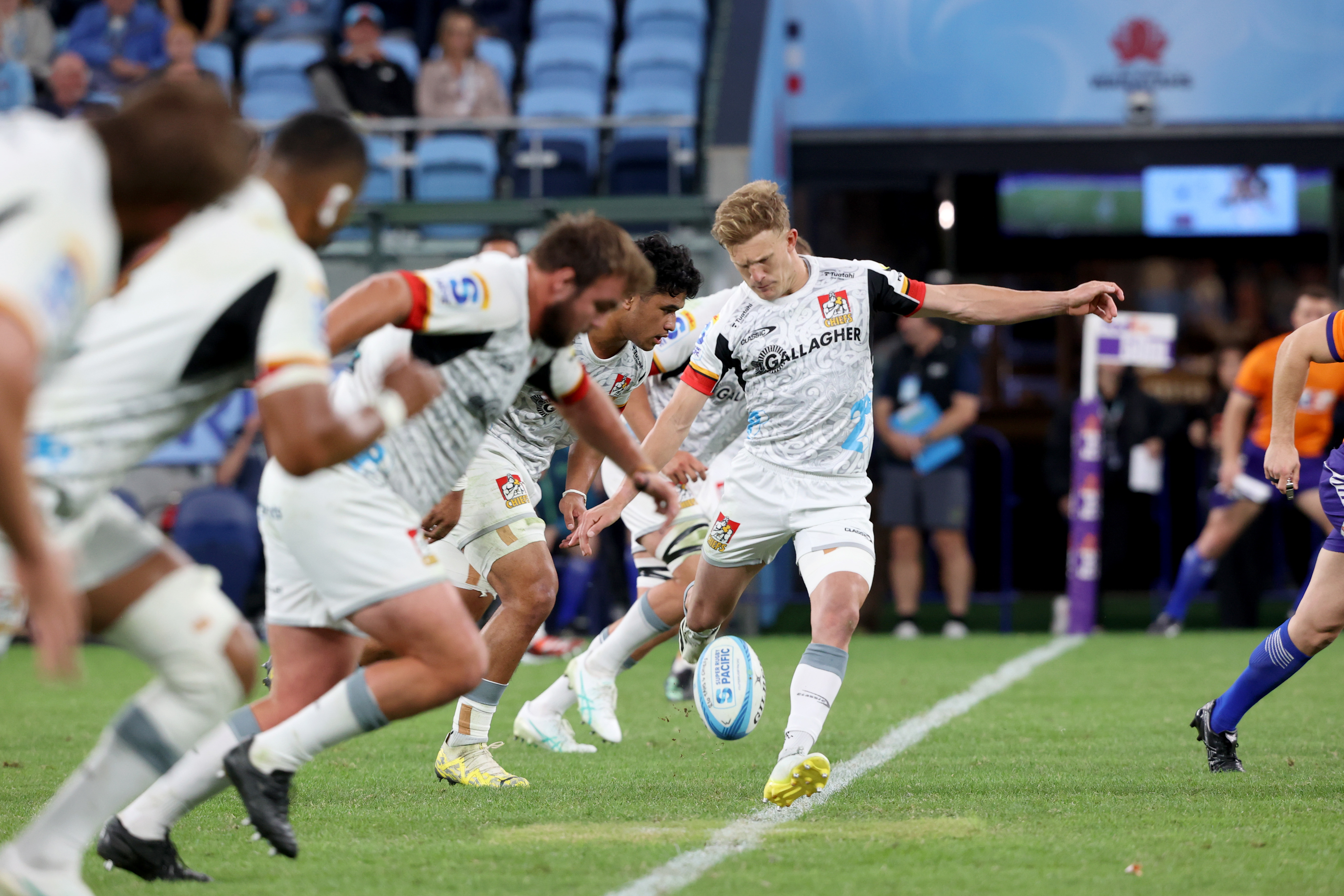 Damian McKenzie has led the way at first five-eighths for the Chiefs. Photo / Photosport