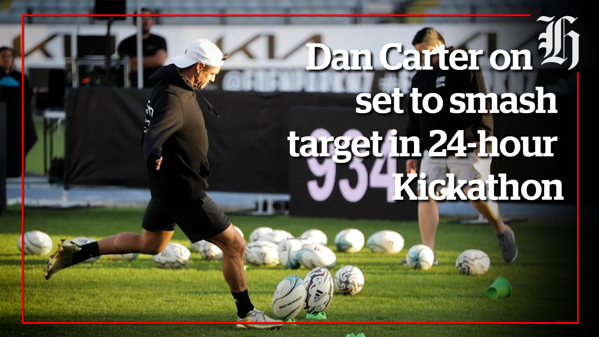 He's done it! Former All Black Dan Carter kicks 1598 goals in 24