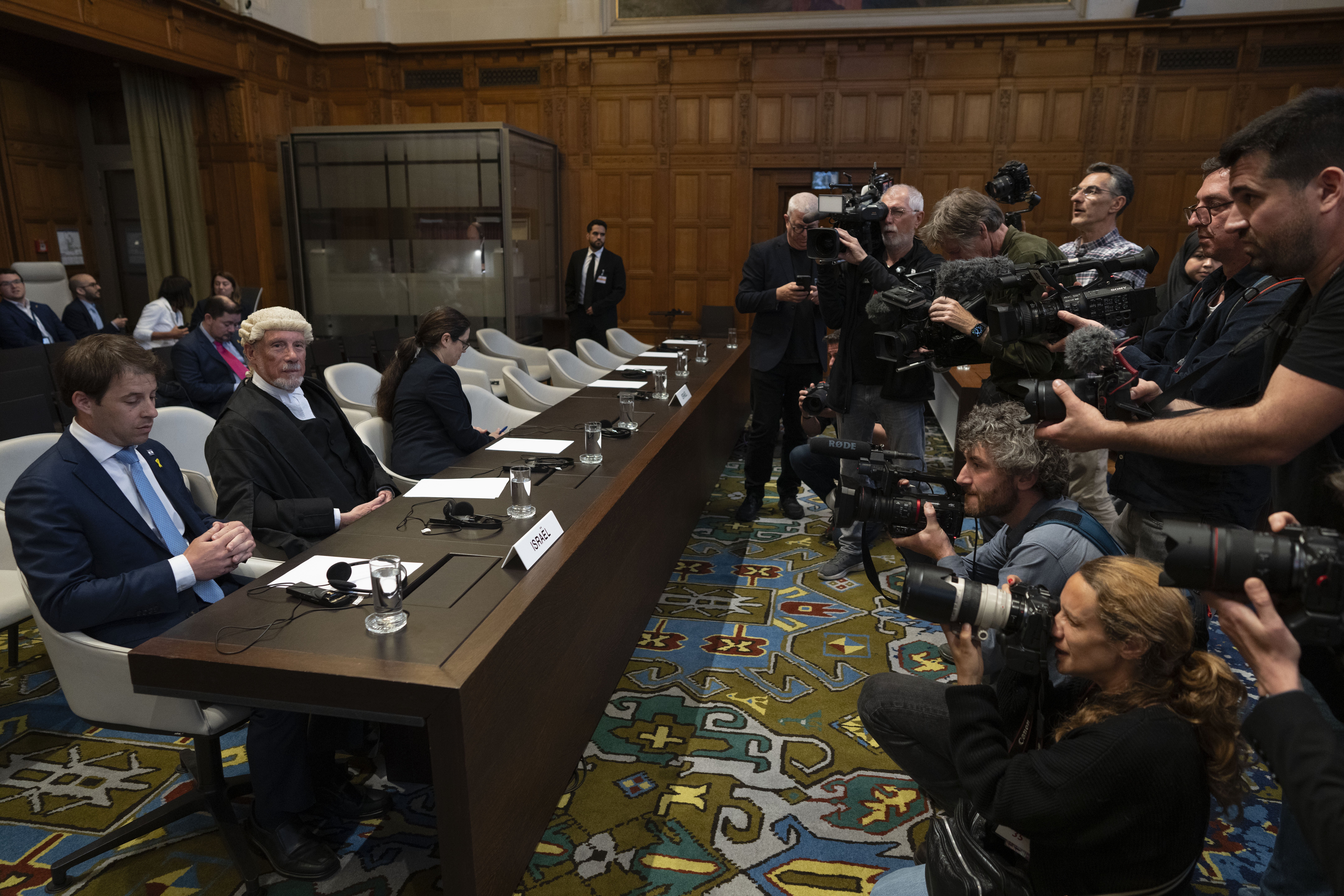 The top United Nations court ruled on an urgent plea by South Africa for judges to order Israel to halt its military operations in Gaza and withdraw from the enclave. Photo / AP