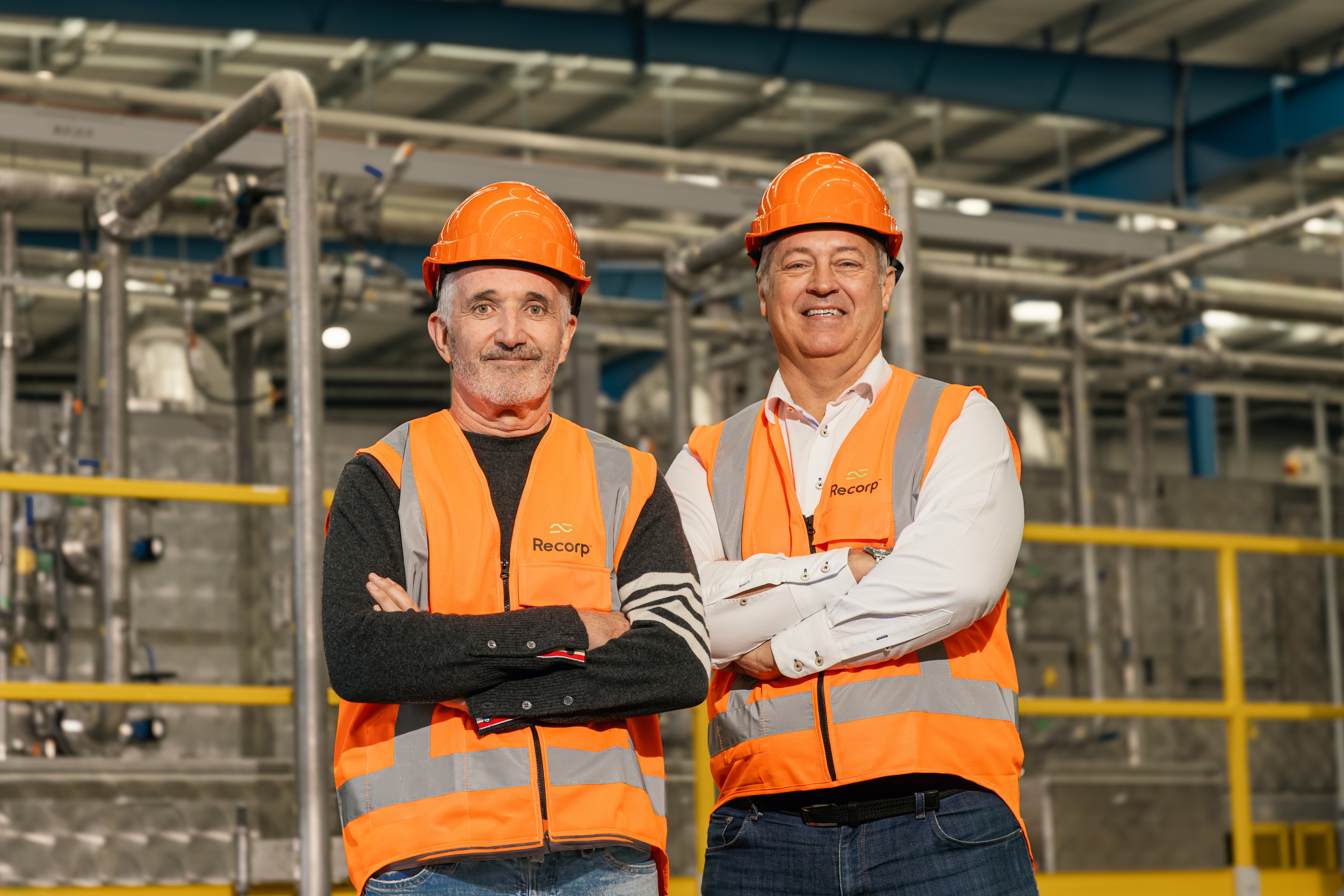 Recorp founder Rob Fyfe and chief executive Bruce Parton.