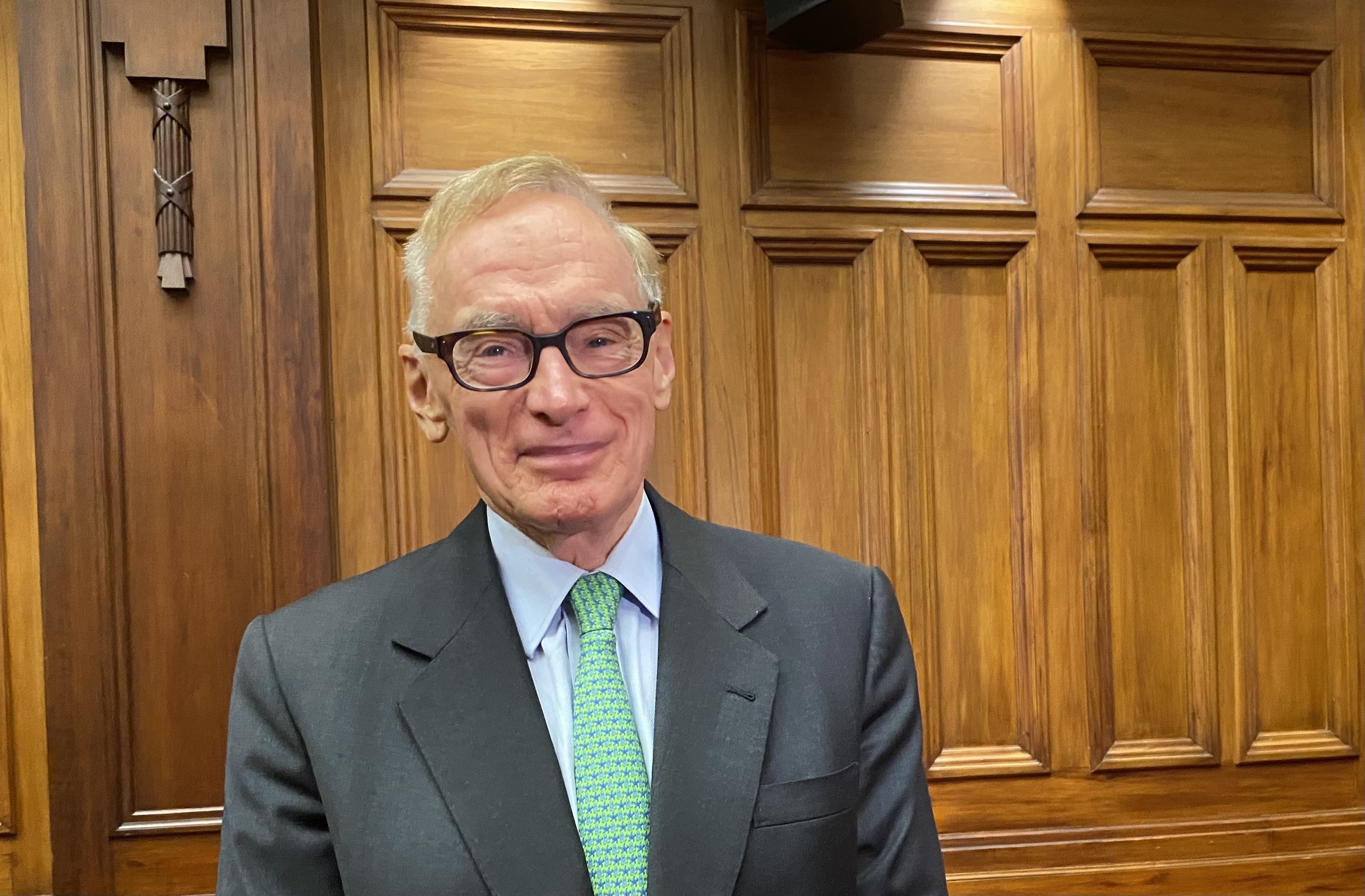 Bob Carr, former Australian foreign minister at an Aukus seminar at Parliament organised by the NZ Labour Party. Photo by Audrey Young