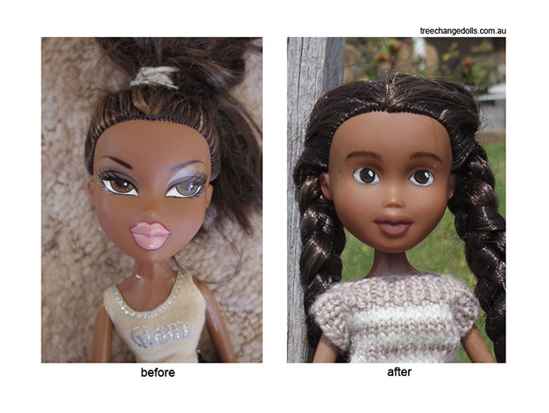 Australian Mom Turns Bratz Dolls Into Regular Girls By Removing Their  Unrealistic Makeup