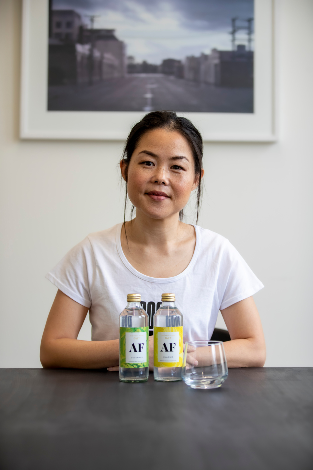 Lisa King says AF found an extract that gives you a little burn as you are drinking it, like the feeling of drinking alcohol. Photo / Michael Craig