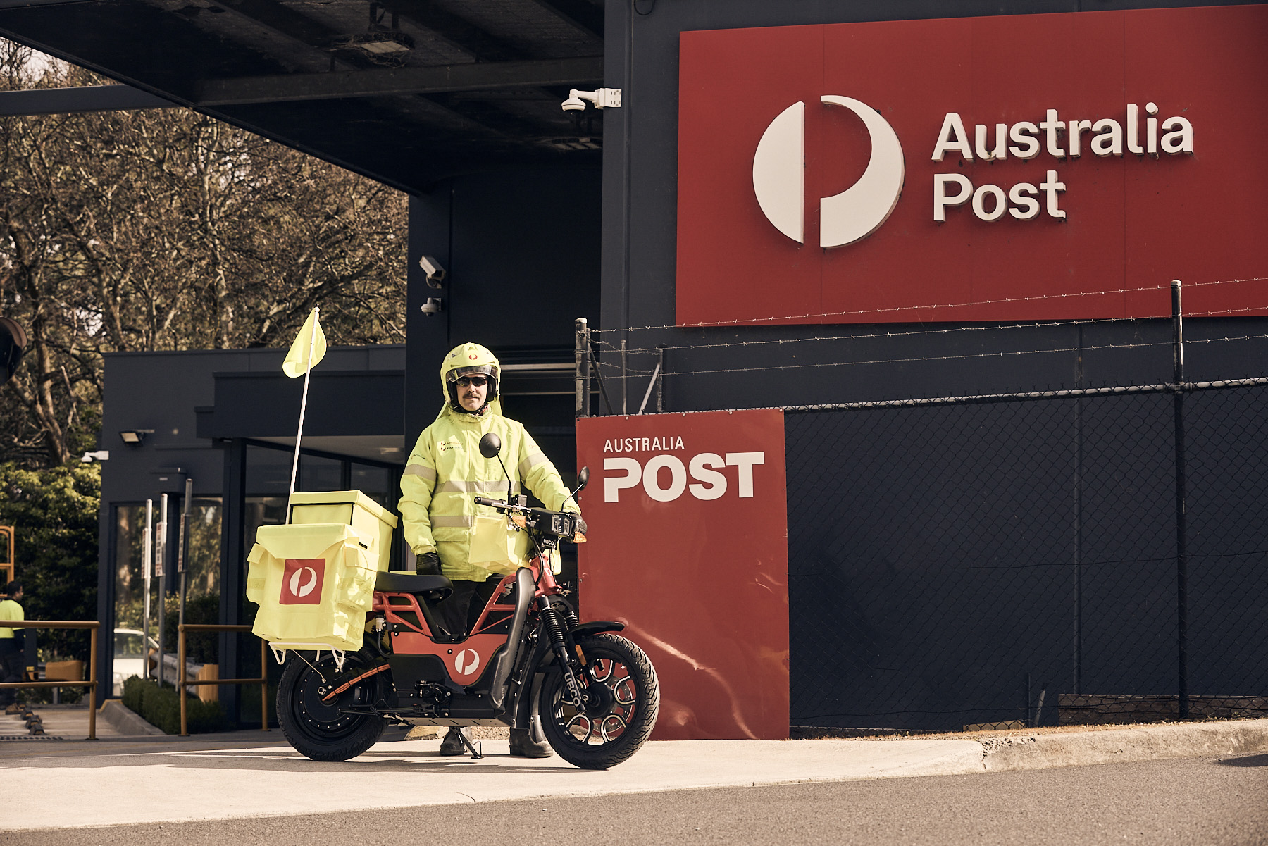 The new 'Duty' model that Tauranga-based electric motocycle maker Ubco created for Australia Post – which has bought 175 on an inital trial.