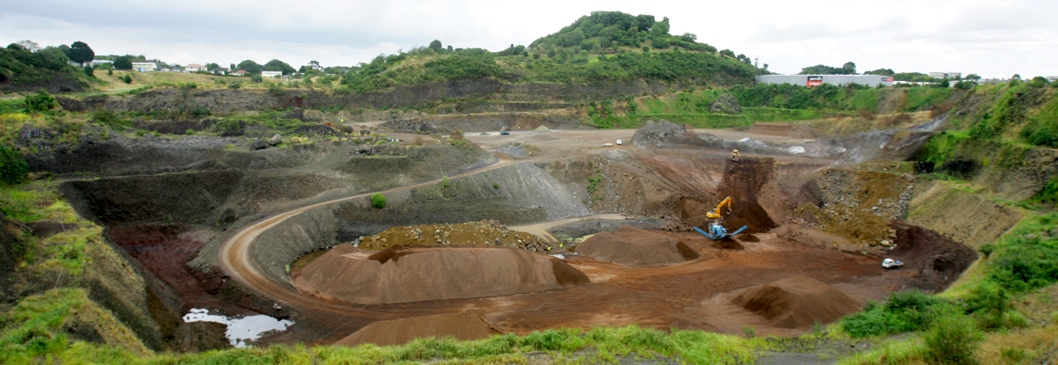 Three Kings scoria quarry. Photo / APN