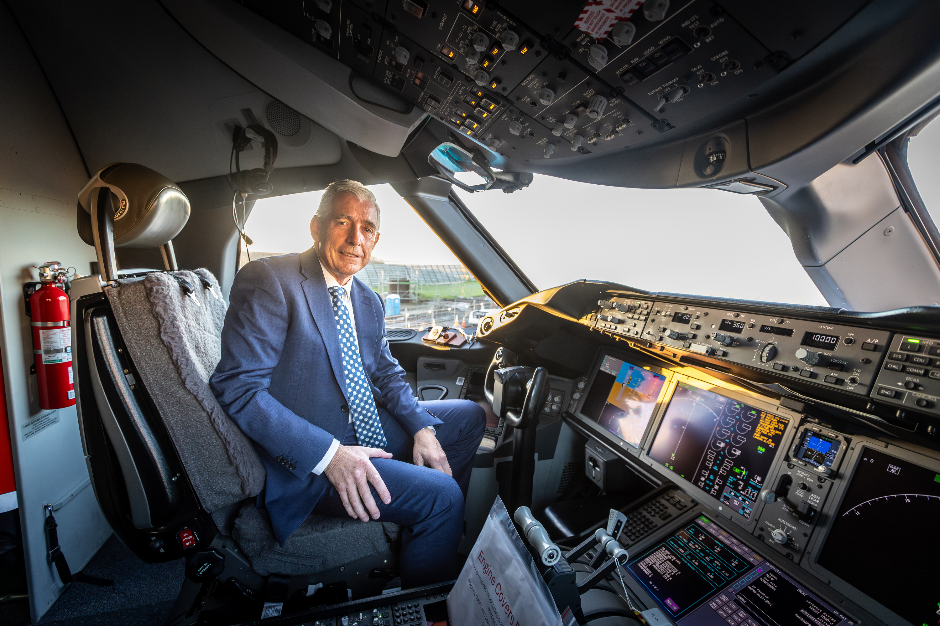 Air New Zealand CEO Greg Foran says the leased engines come at a cost, but deliver more seats. Photo / Michael Craig