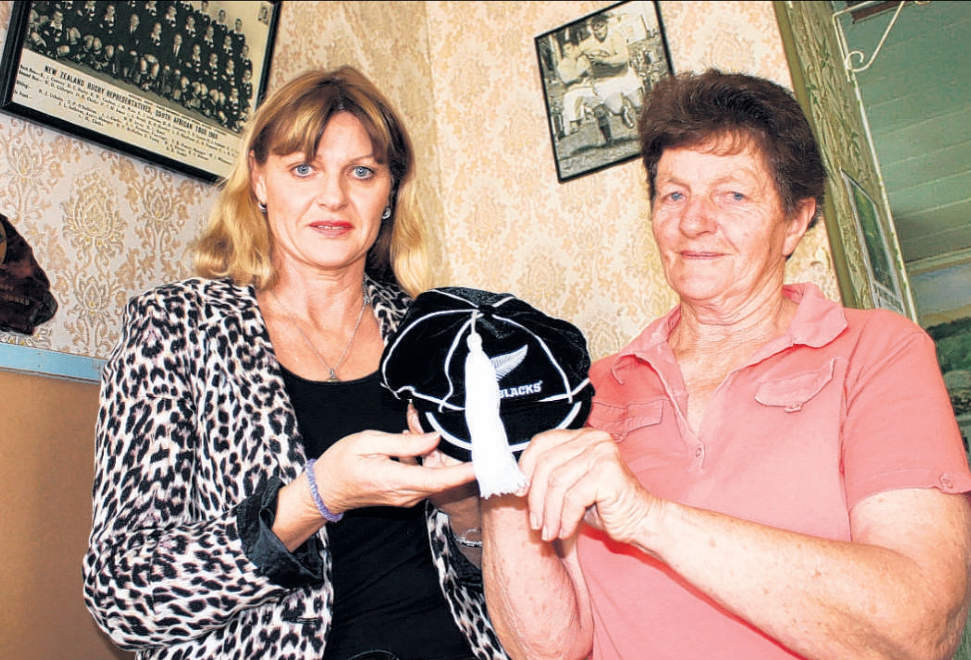 Heather Jones remembers the day her husband scored the famous try.