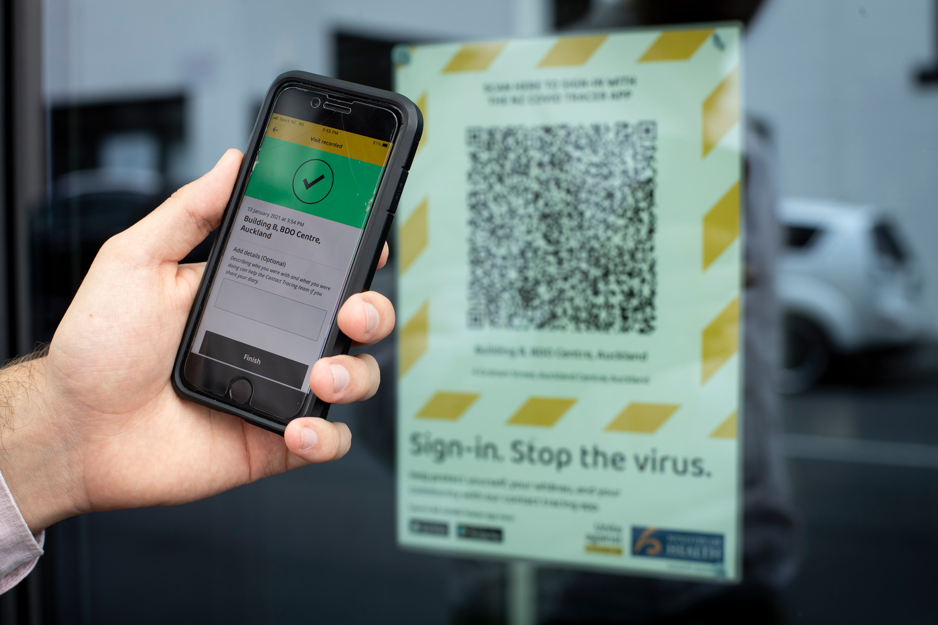 Mandatory QR scanning in bars and restaurants has been called for since January by experts and some politicians. Photo / Dean Purcell