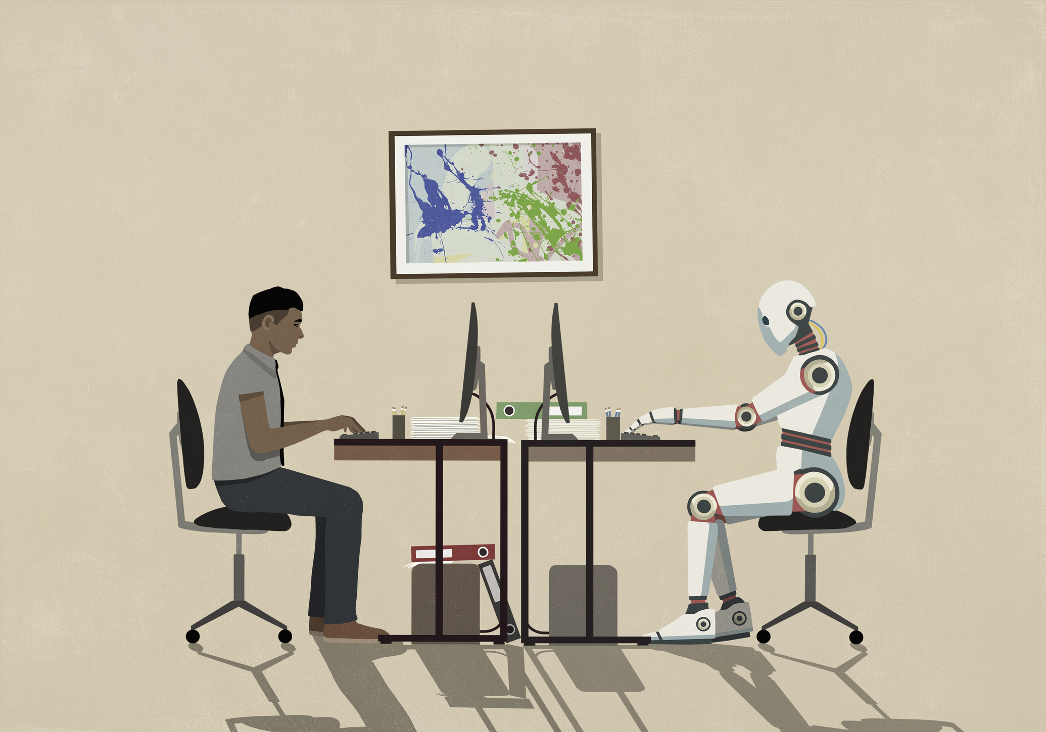 Artificial intelligence may disrupt jobs, but the focus should be on skill development and adaptability. Photo / Getty Images