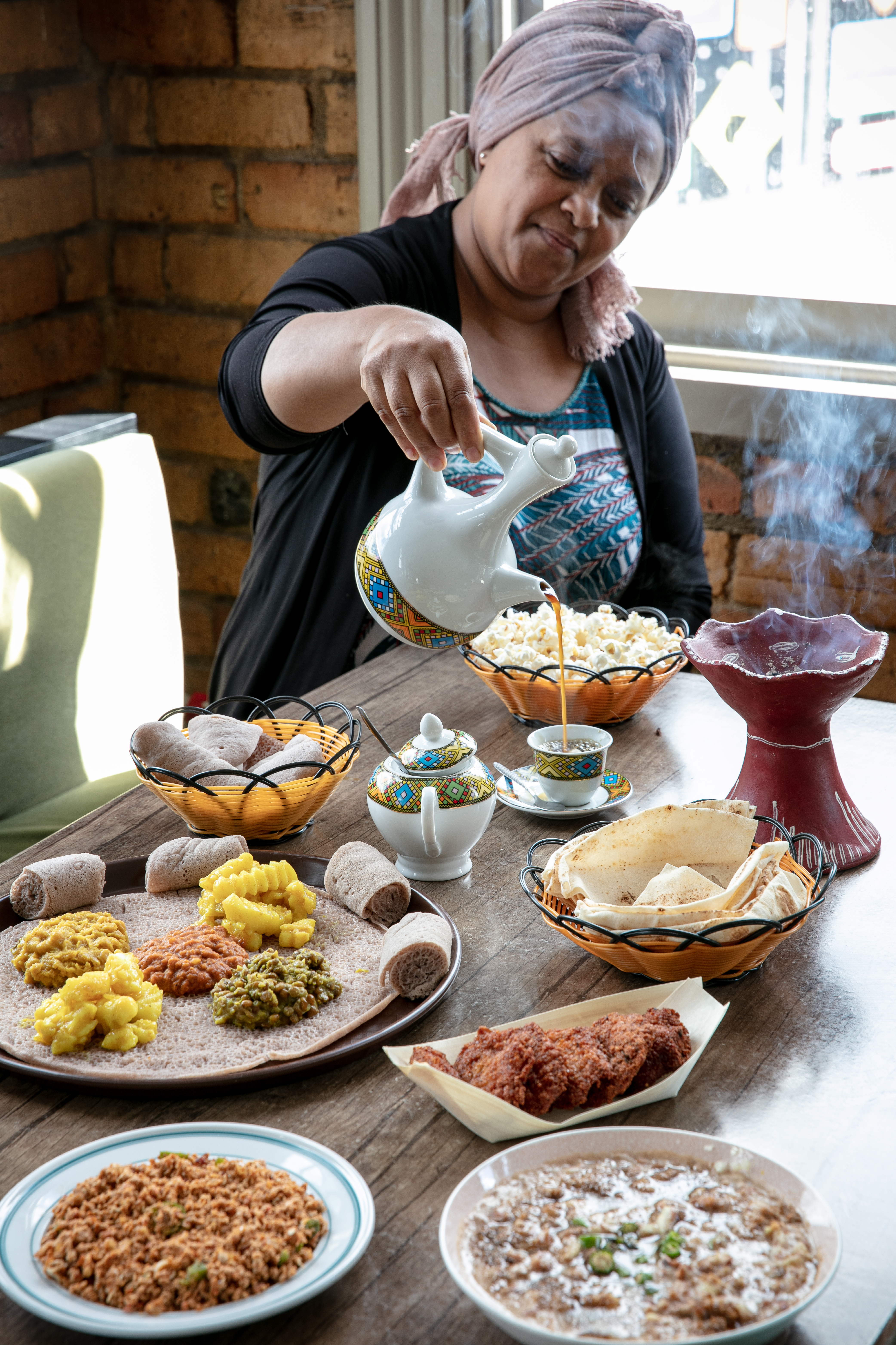 Yala Lounge owner Mohammed Alawad expanded from a shisha lounge to a restaurant last year, with his mum Suzan Idris as the head chef. Photo / Babiche Martens