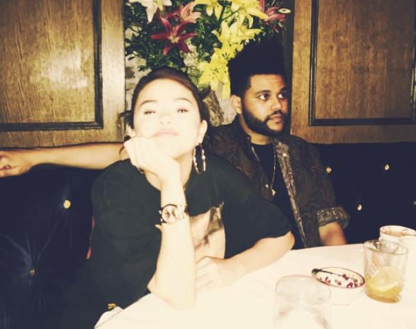 Gomez pictured with her partner in an Instagram post.