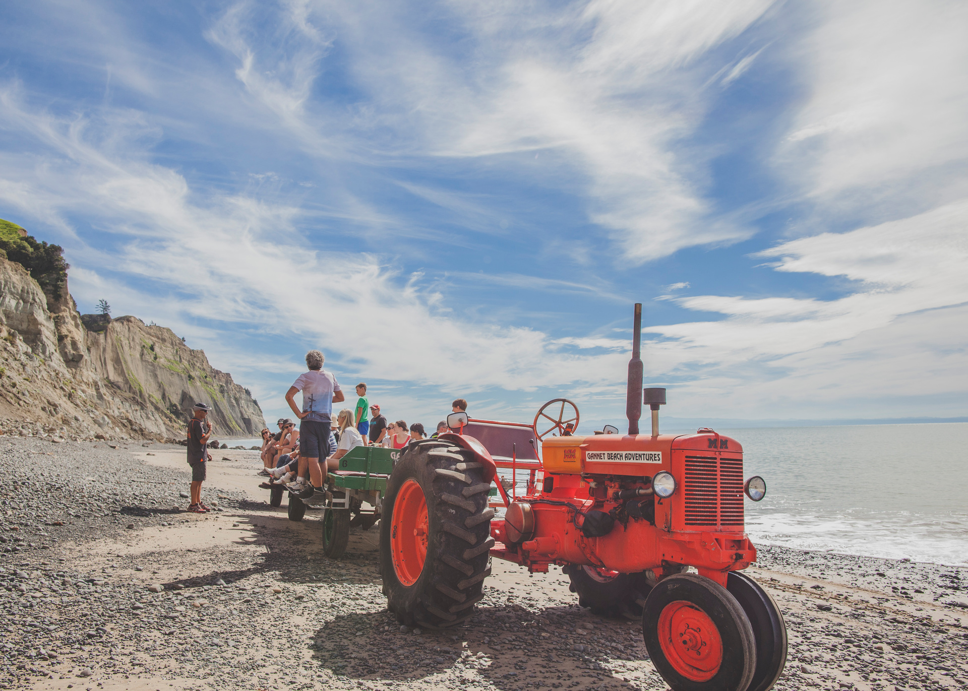 Take a field trip with Gannet Beach Adventures, Hawke's Bay. Photo / Kirsten Simcox, Supplied