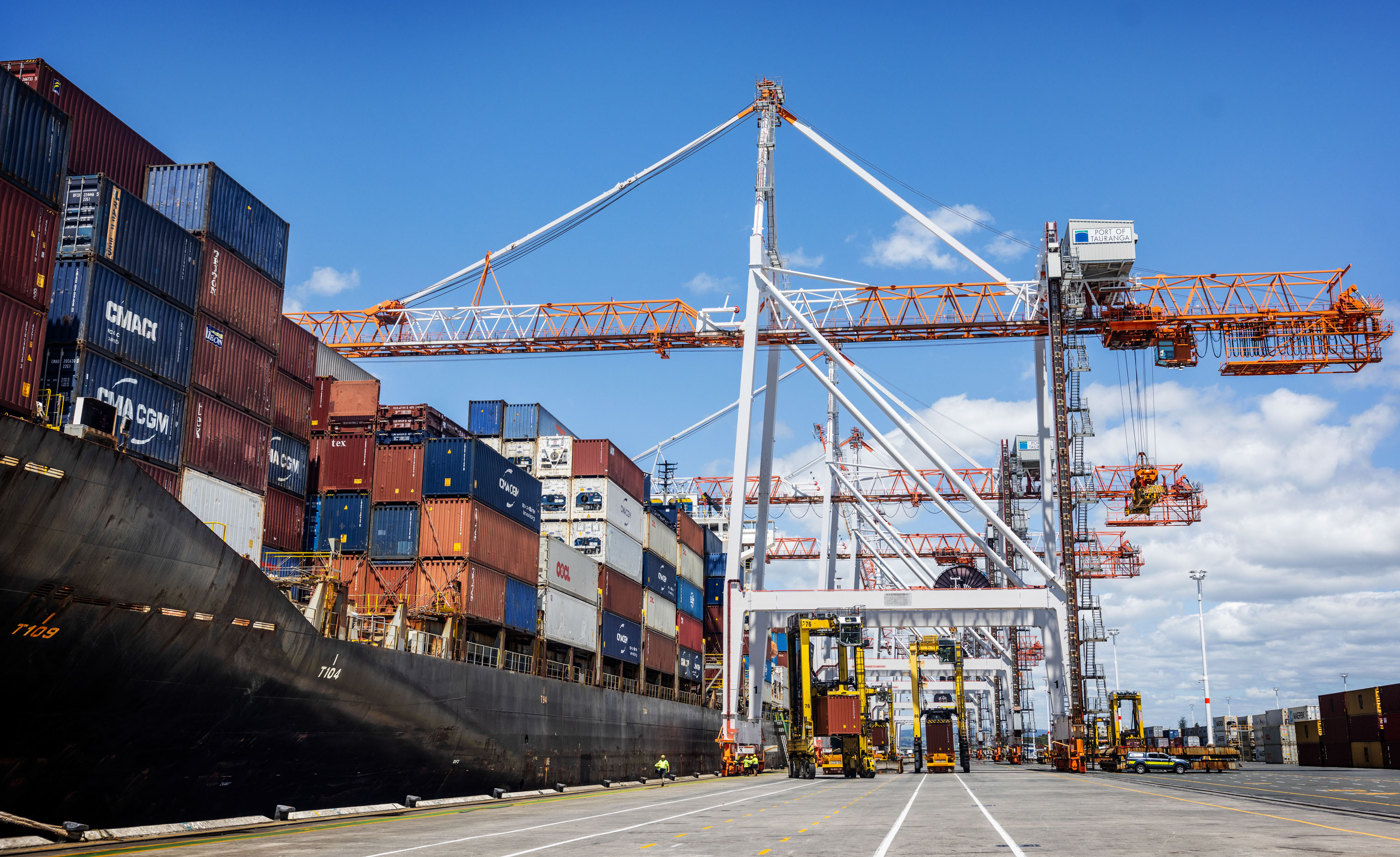 A fall in the volume of goods being imported drove the narrowing deficit. Photo / Mike Scott