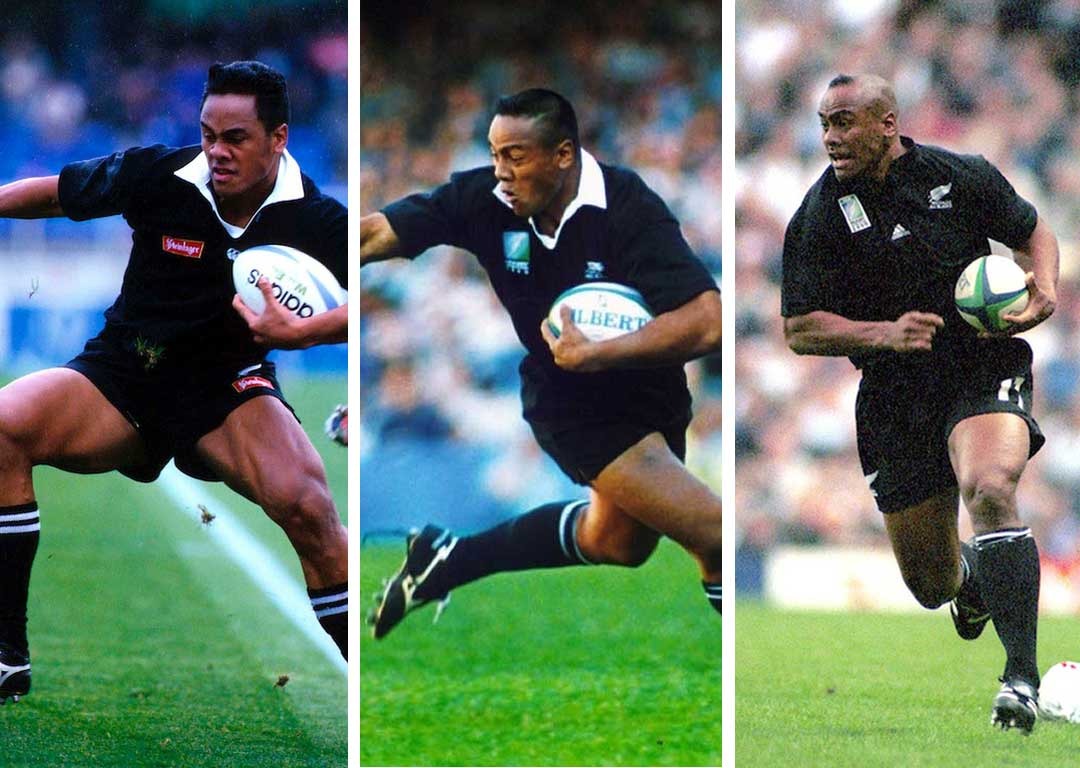 Jonah Lomu across his career for the All Blacks.