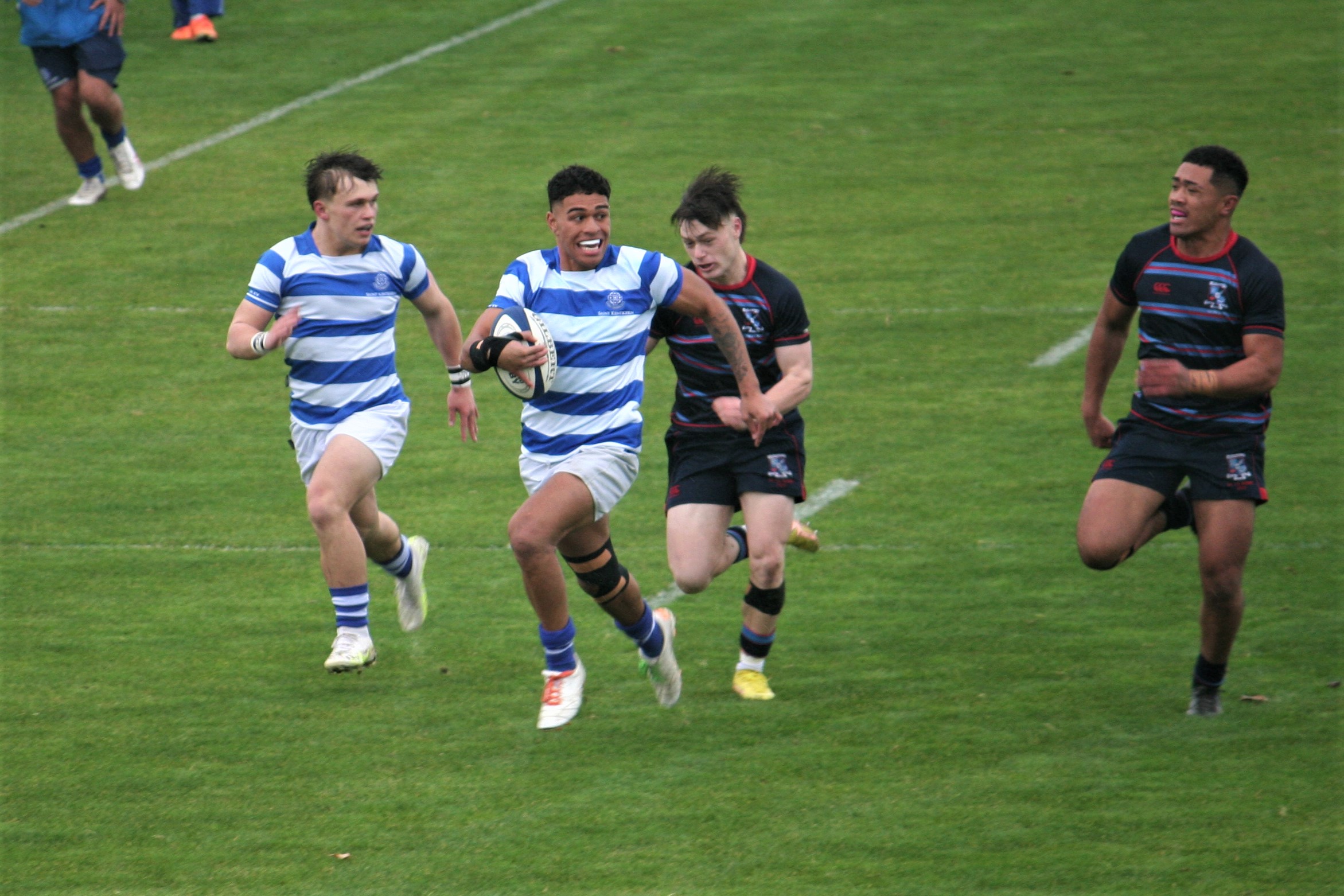 Tevita Naufahu while playing for St Kents in 2023. Photo / Bruce Holloway