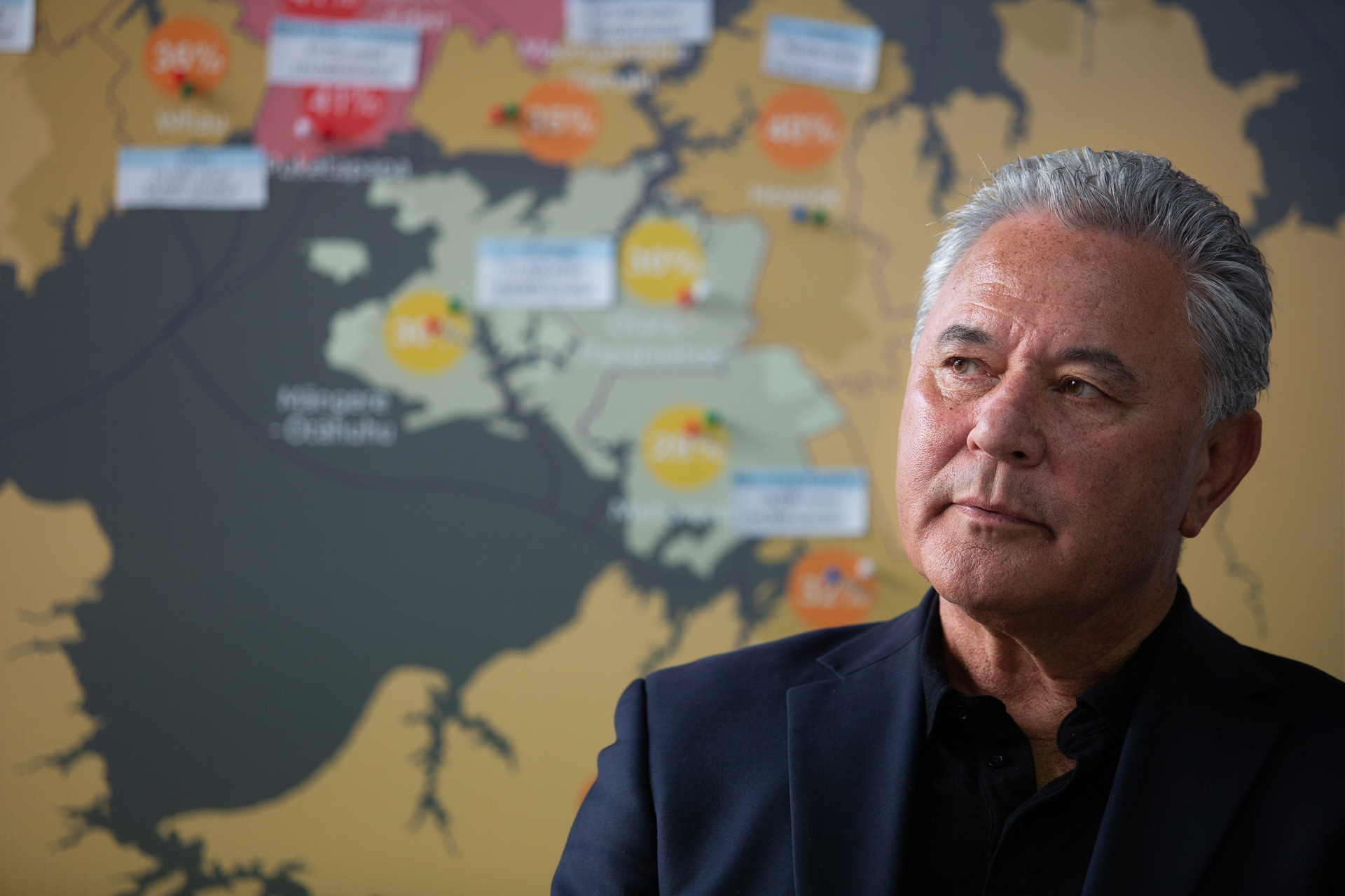 Waipareira chief executive and Te Pāti Māori president John Tamihere declined to address questions about his dispute with Charities Services over funding his political campaigns. Photo / Sylvie Whinray