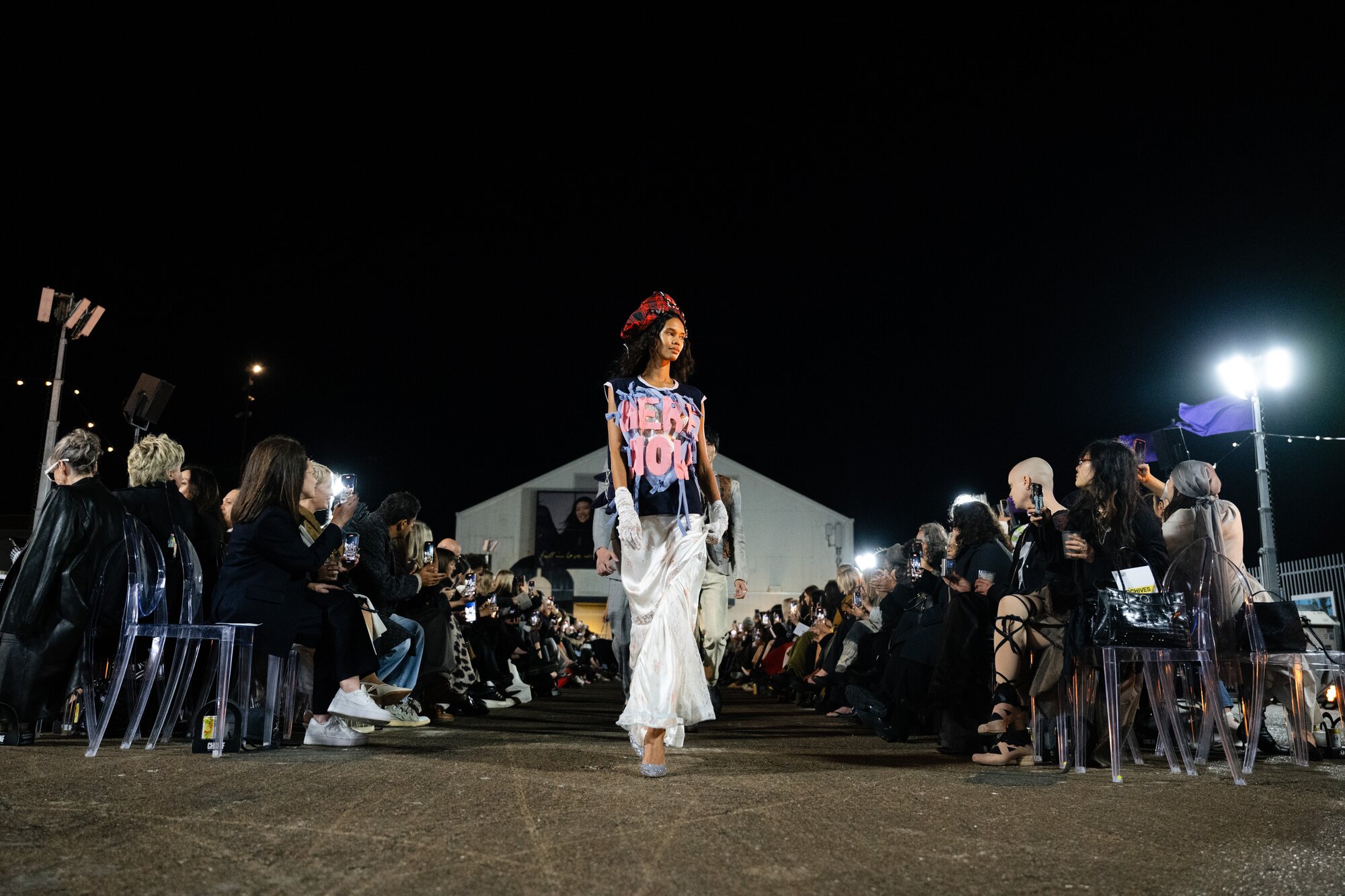 Jordan Daniels wears Carlson, Gloria and Anti.