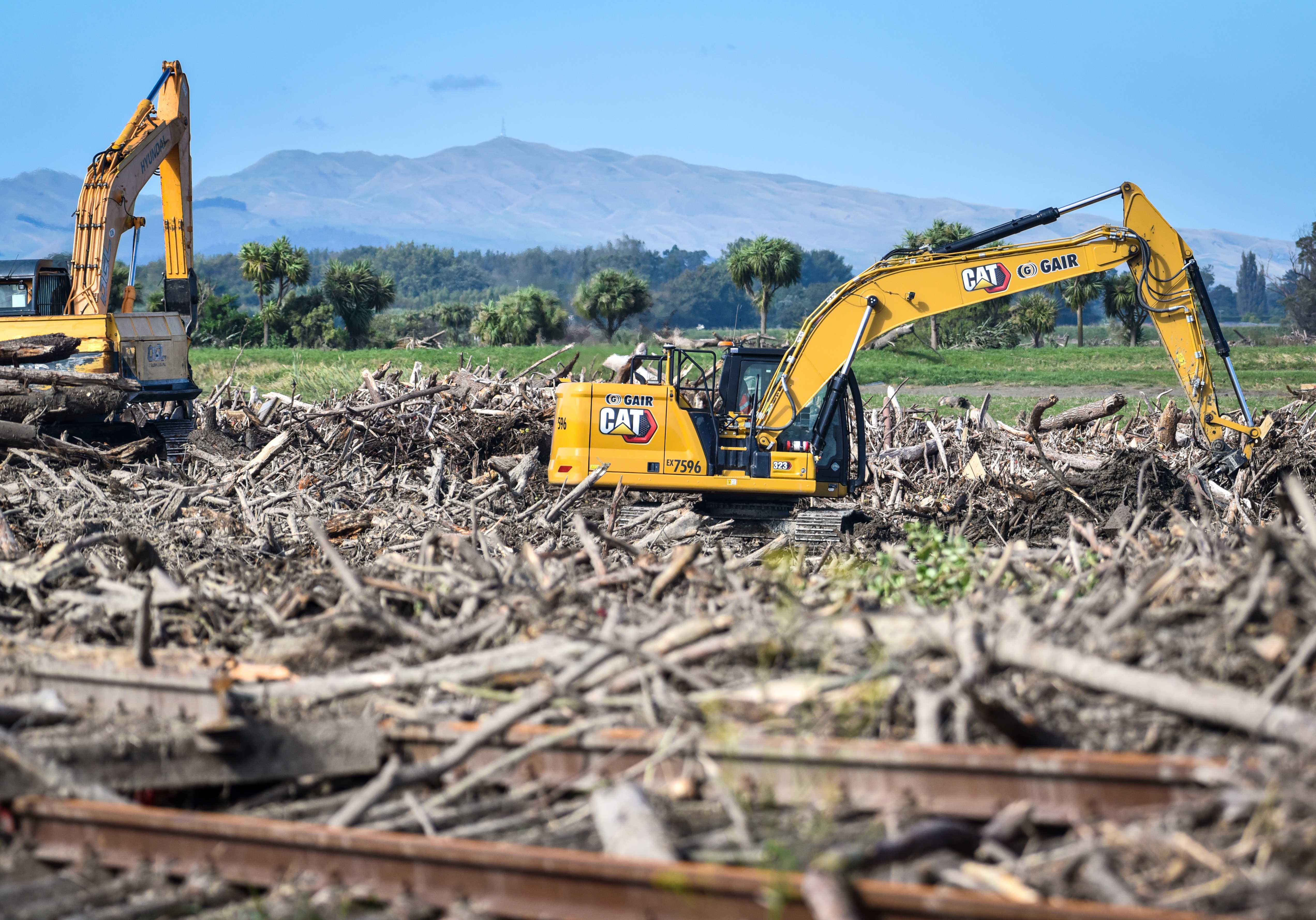 Te Tairawhiti, after Cyclone Gabrielle struck. Photo / NZ Herald