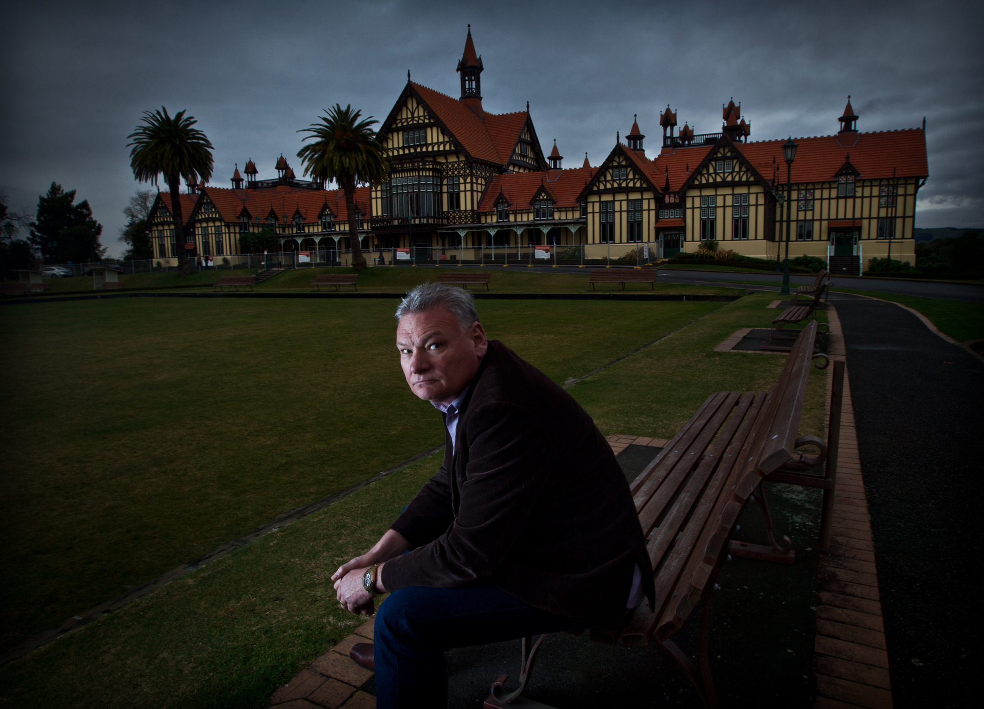 Rotorua Lakes Council arts and culture director Stewart Brown outside the Rotorua Museum. Photo / File