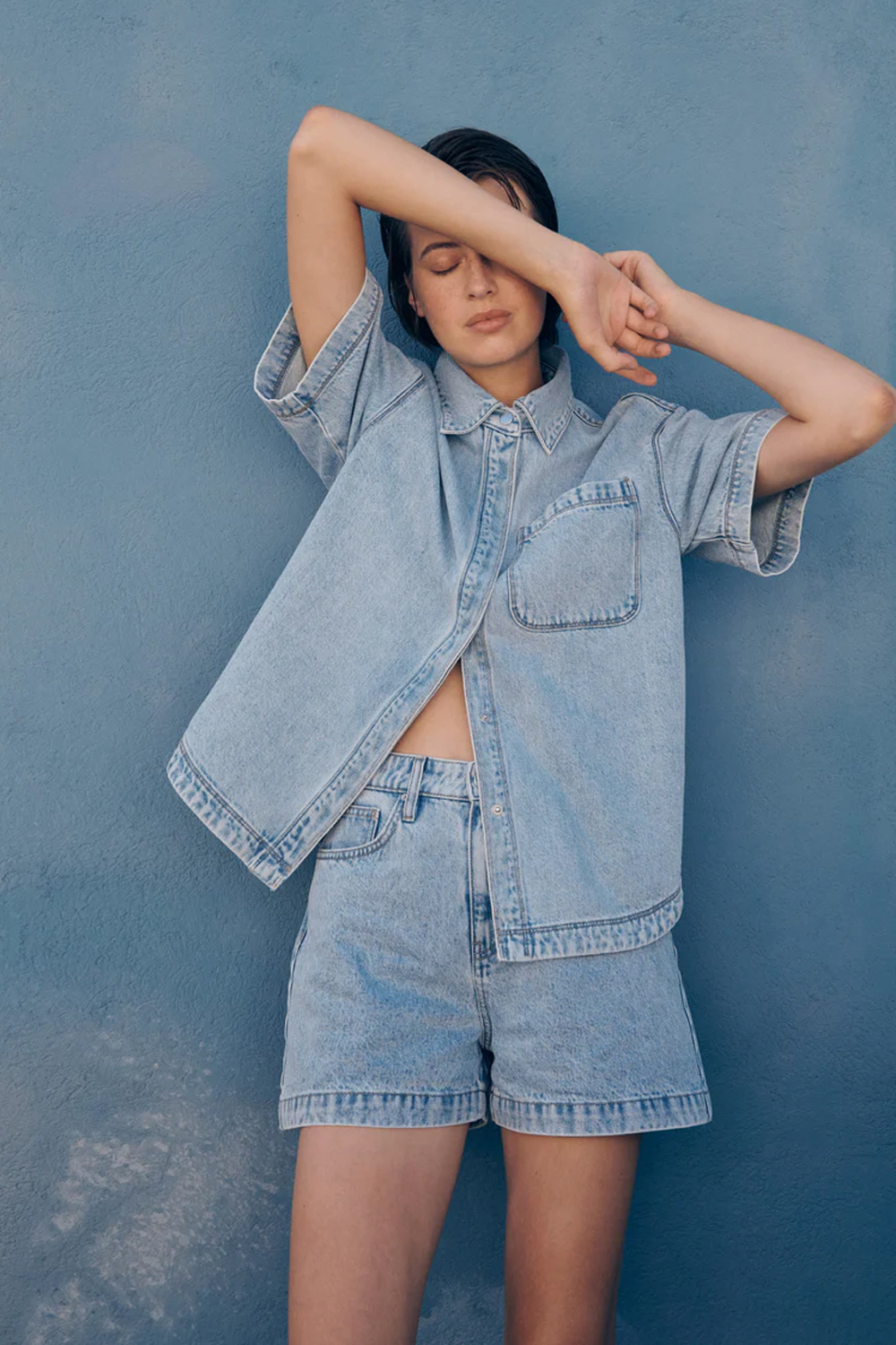 Double your denim with this coordinating set from Assembly Label.