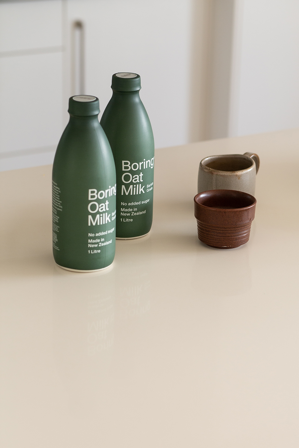 Find Boring Oat Milk in Boring Original and Boring Barista flavours. Photo / Supplied
