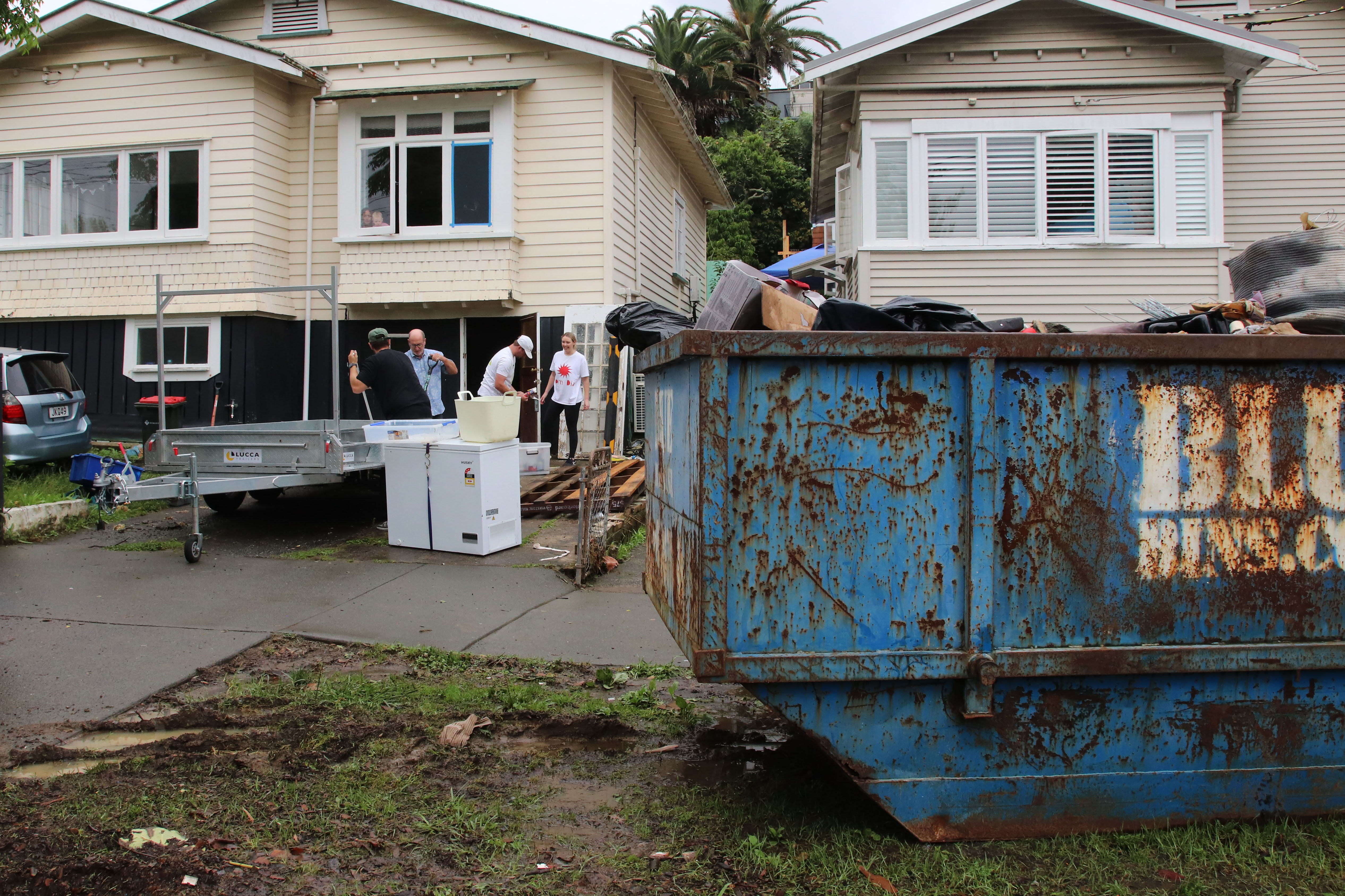 Auckland was hit with a historic amount of torrential rainfall, causing severe flooding which inundated roads and property across the city. Photo / Lynn Grieveson, Getty Images)