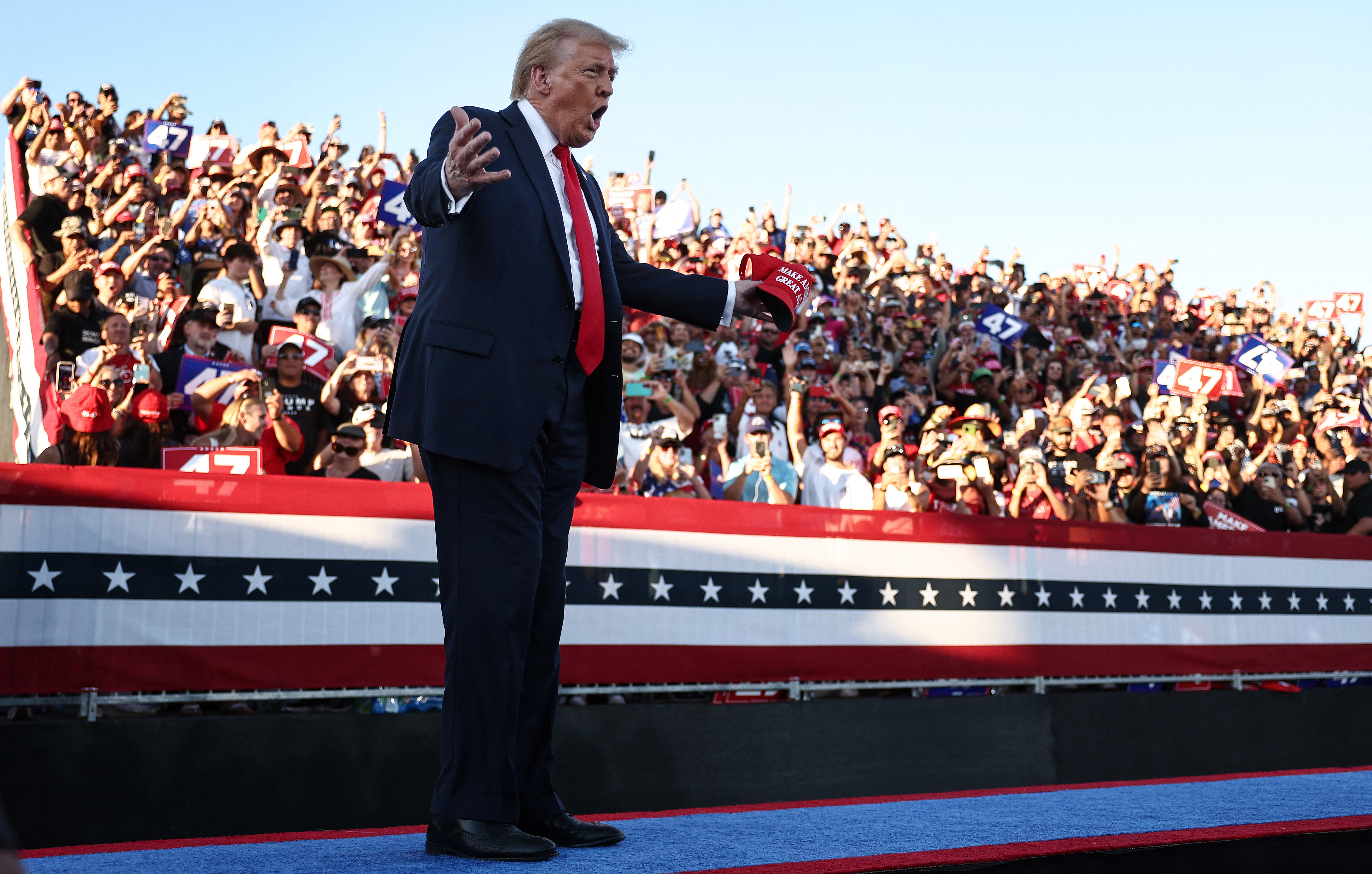 'Donald Trump is a symbol of disruption and the continually shifting plates of political coalitions'. Photo / Getty Images