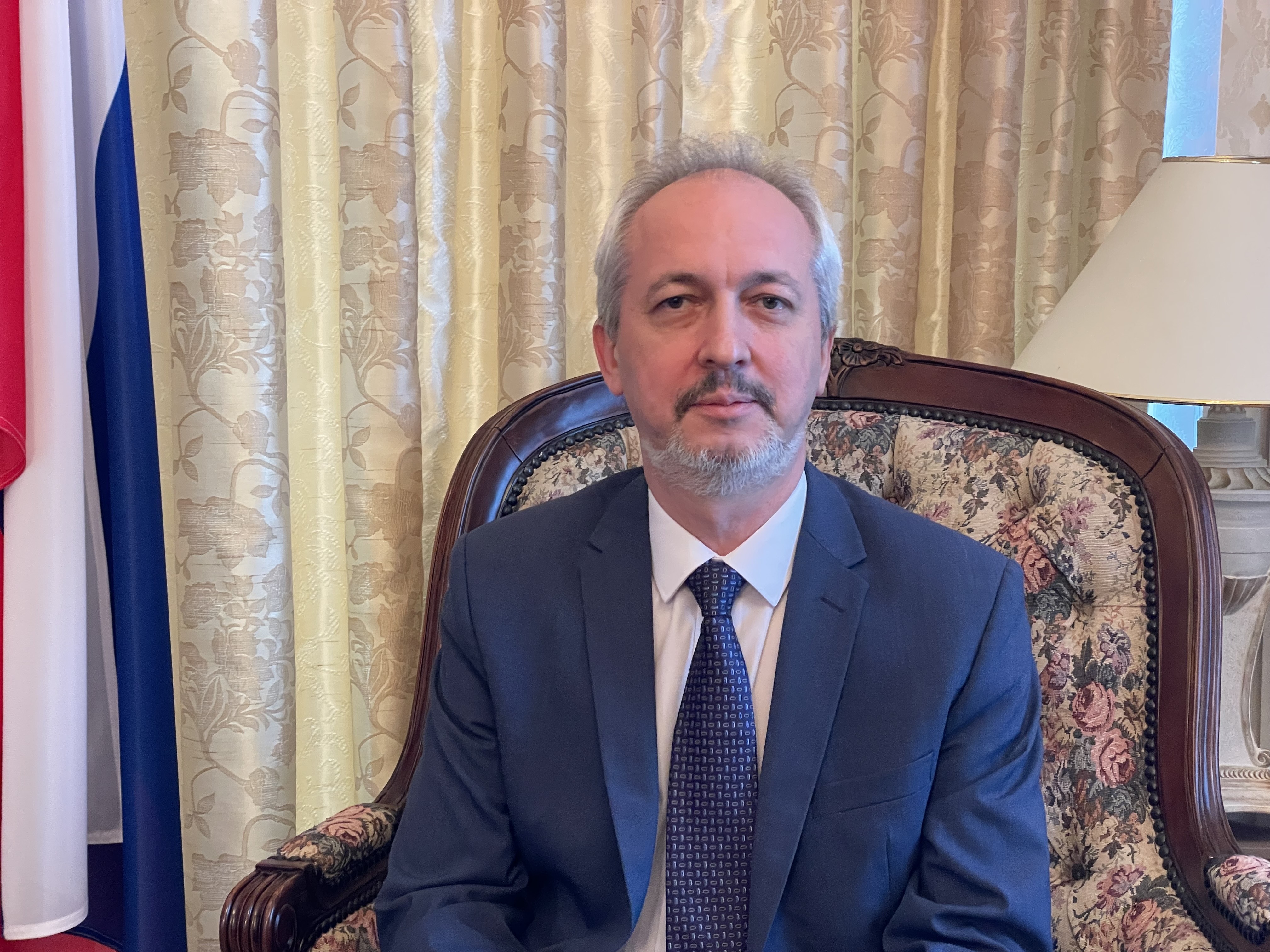 Russia's new ambassador to New Zealand, Stanislav Krans, is keen to reset relations. Photo / Thomas Coughlan