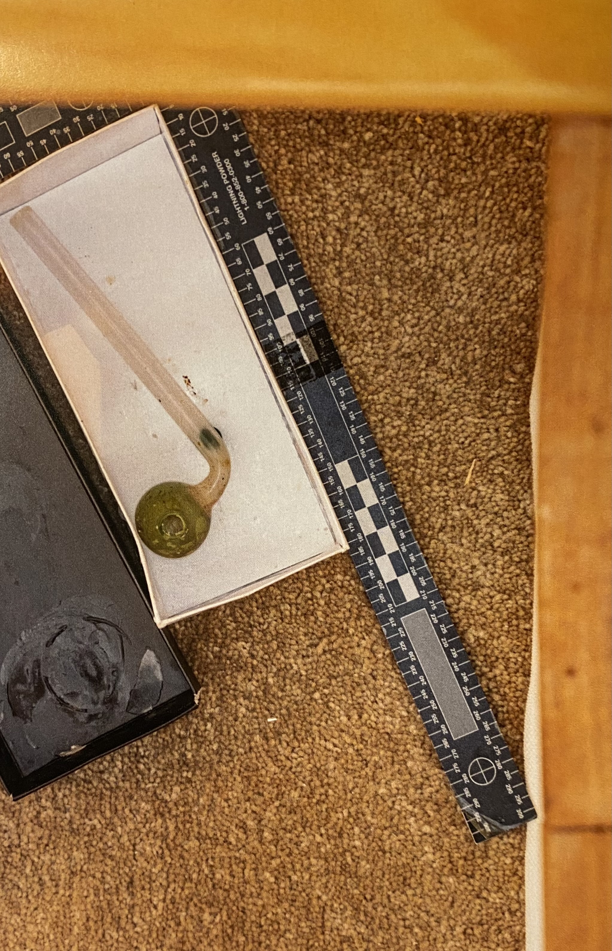 Police found a P pipe in Philip Polkinghorne's bedroom. Photo / NZ Police