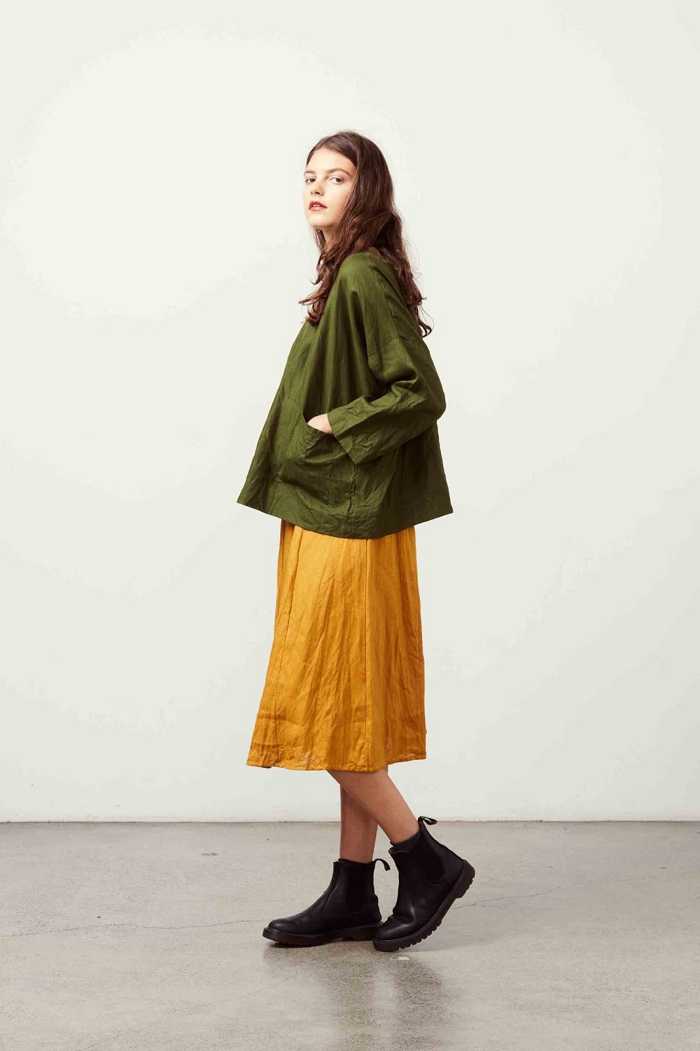 Widdess linen top $229. Photo / Supplied