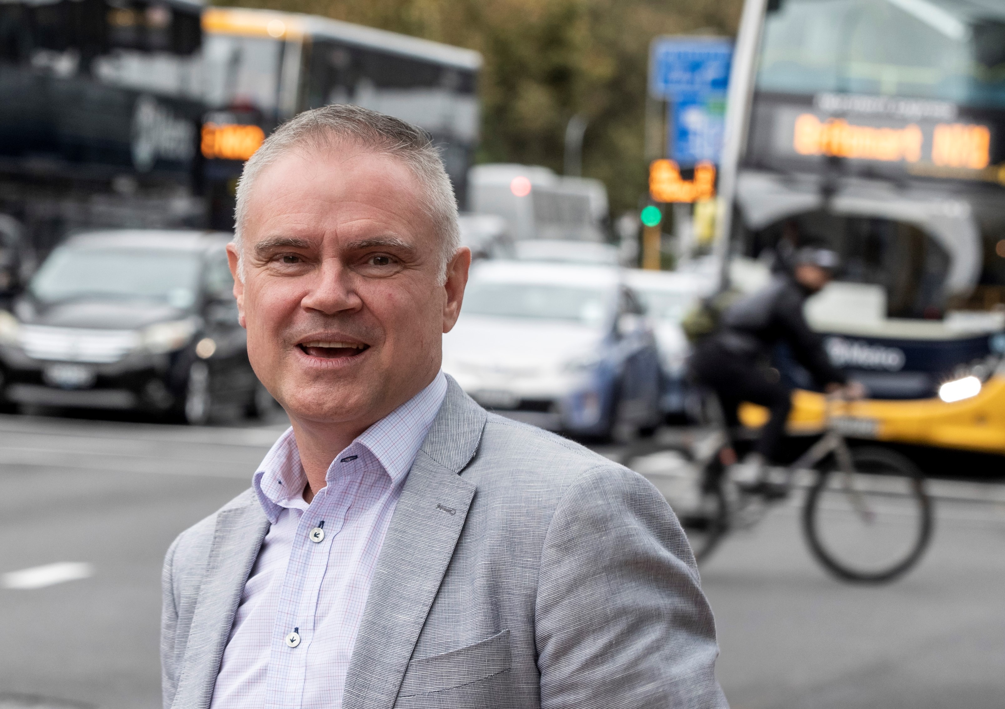 Auckland Transport boss Dean Kimpton said the organisation will be looking at a range of options as it works through feedback on its plans. Photo / Michael Craig