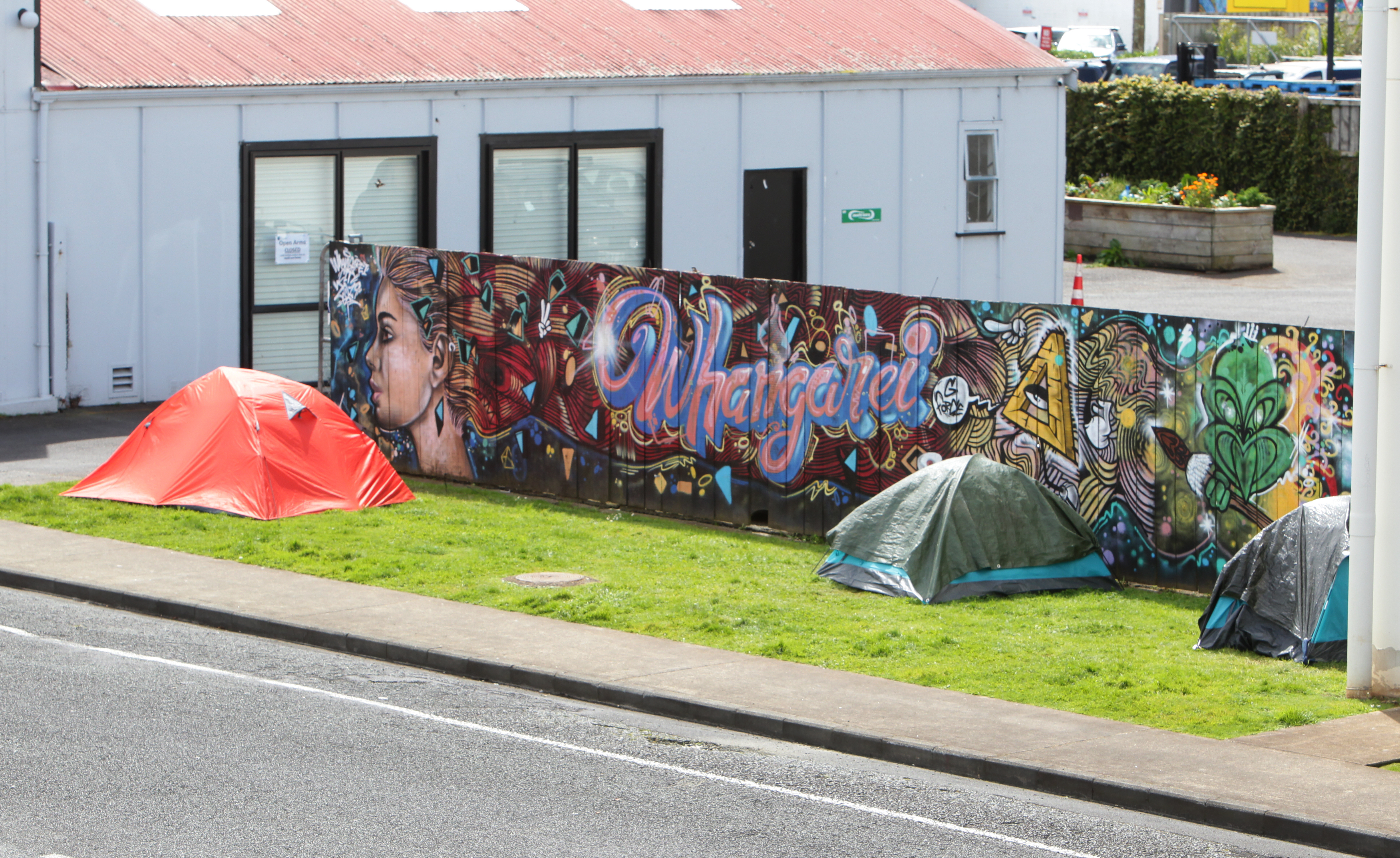 Open Arms closed temporarily in September last year to try and deter homeless from camping permanently in the area. Photo / NZME