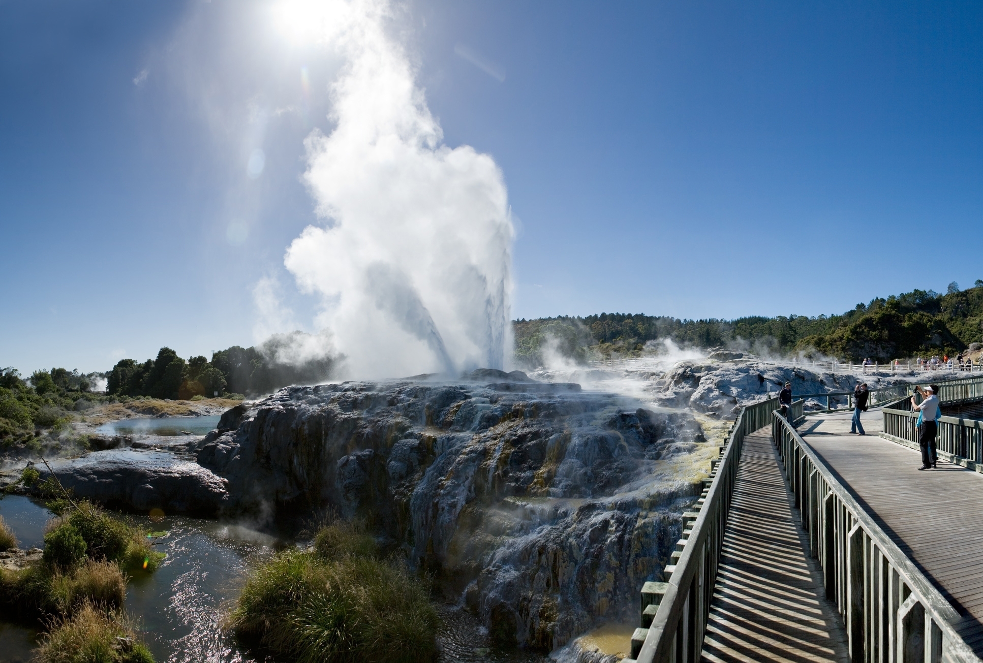 The Te Puia geyser is one of New Zealand's major attractions. Photo / Te Puia