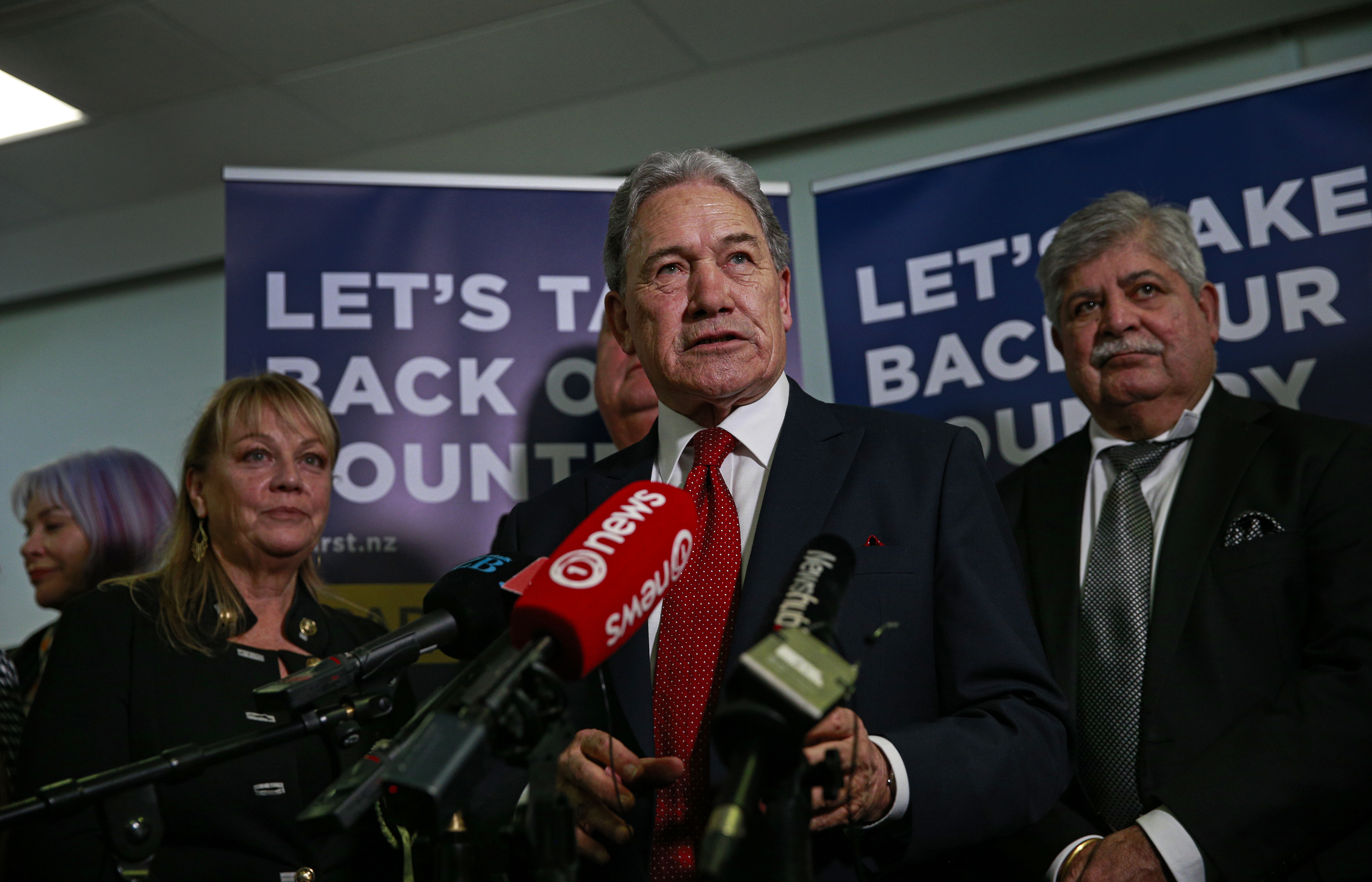Winston Peters says the NZ First caucus will hold a meeting this week amid negotiations. Photo / Alex Burton