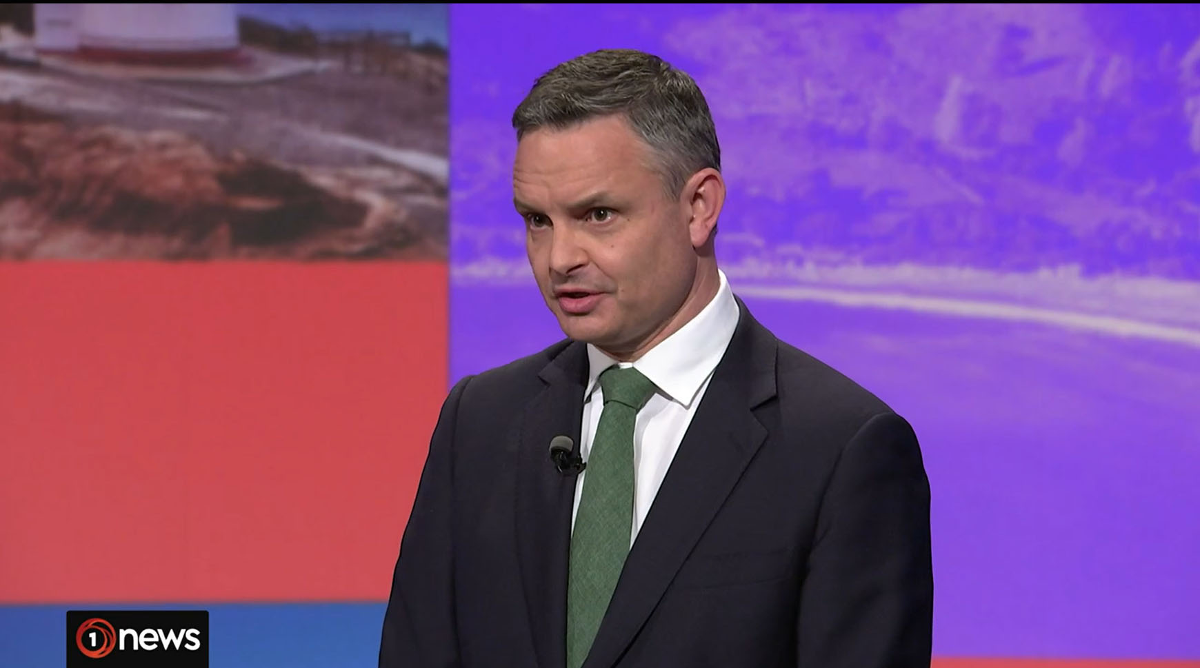Former Climate Change Minister James Shaw. Photo / TVNZ