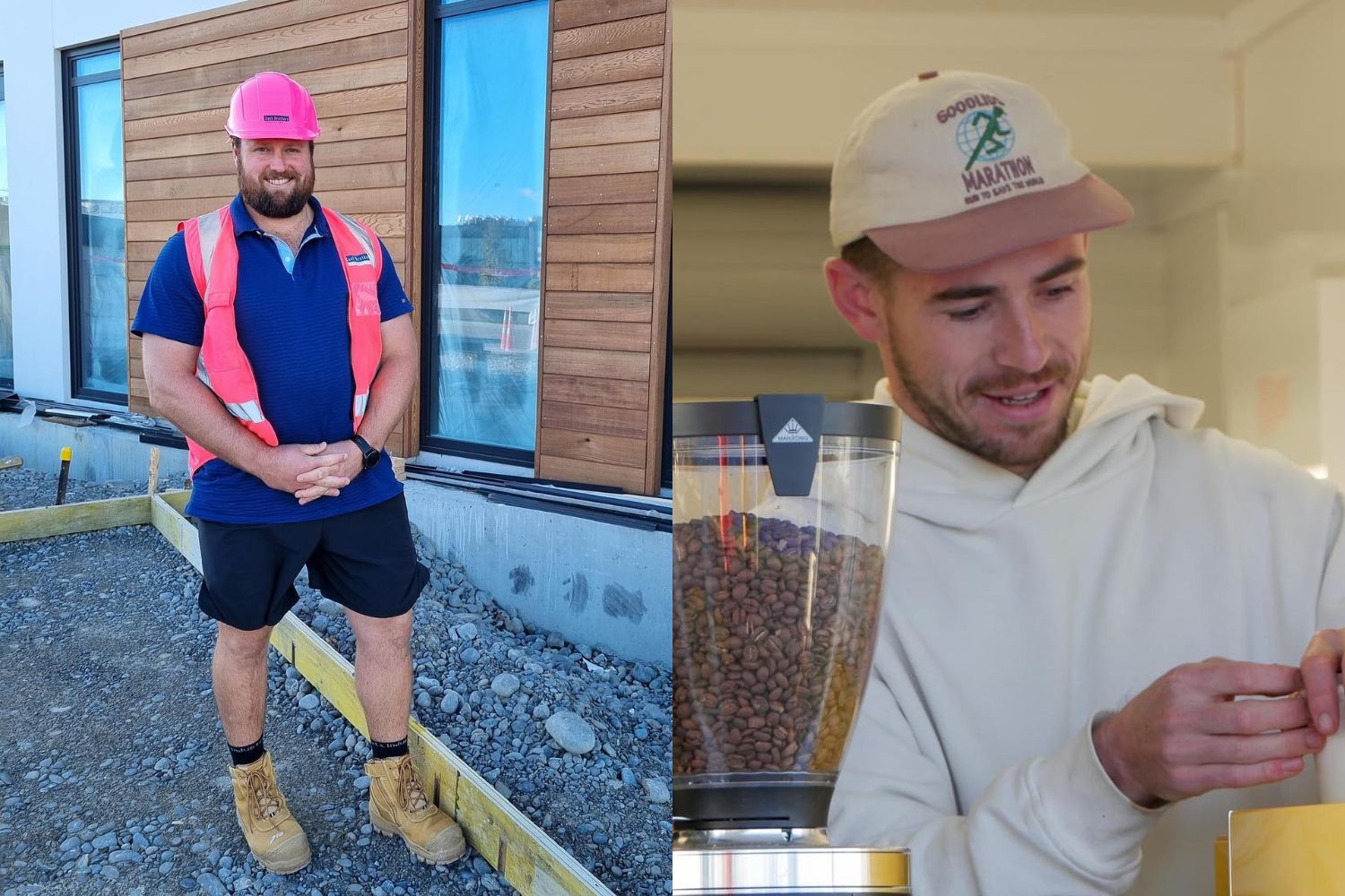 Athletes Tom Walsh and Sam Dakin. Photo / Instagram @tomwalshnzl @sl.owcoffee