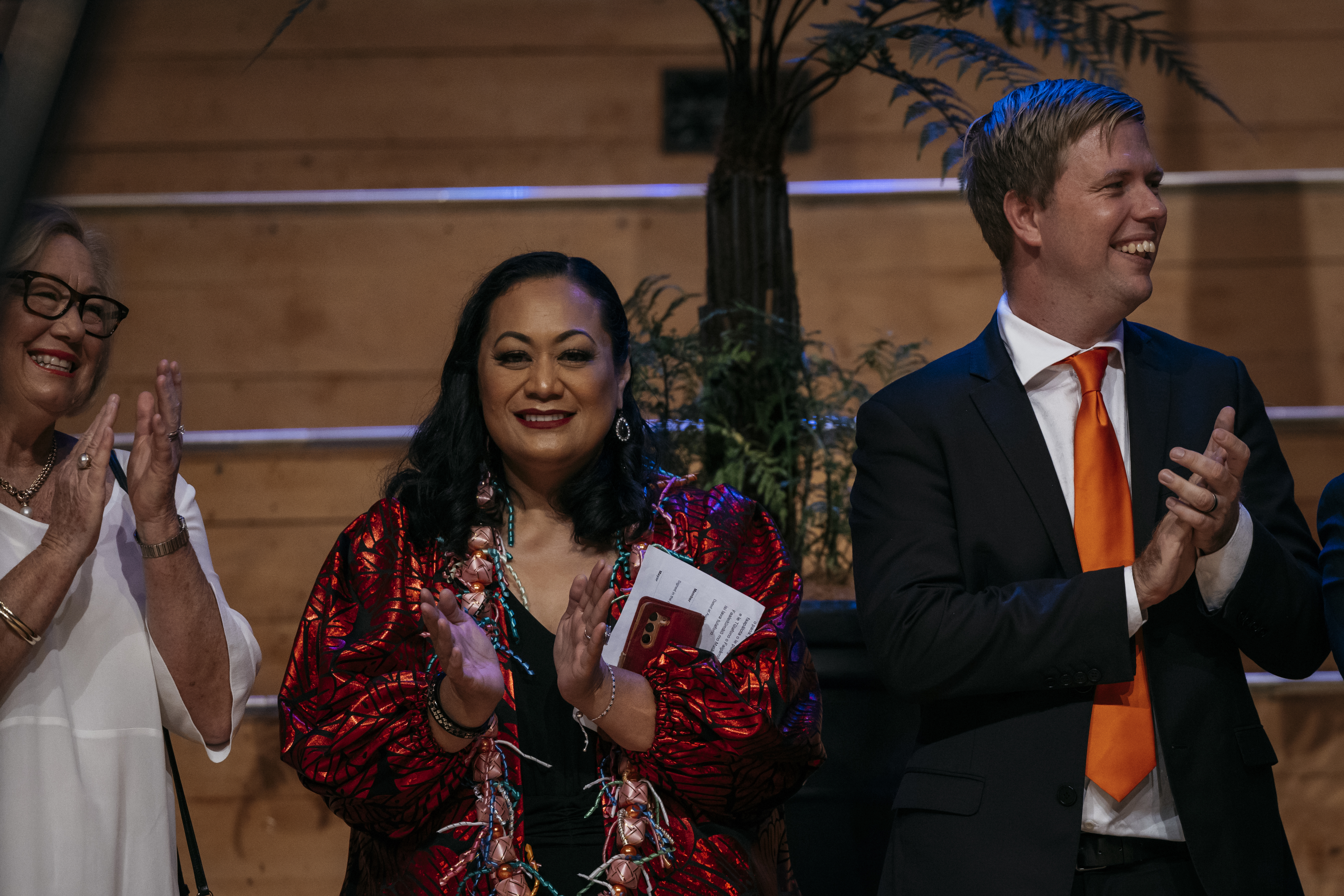 Manukau Ward councillor Lotu Fuli (centre) says Mayor Wayne Brown often 