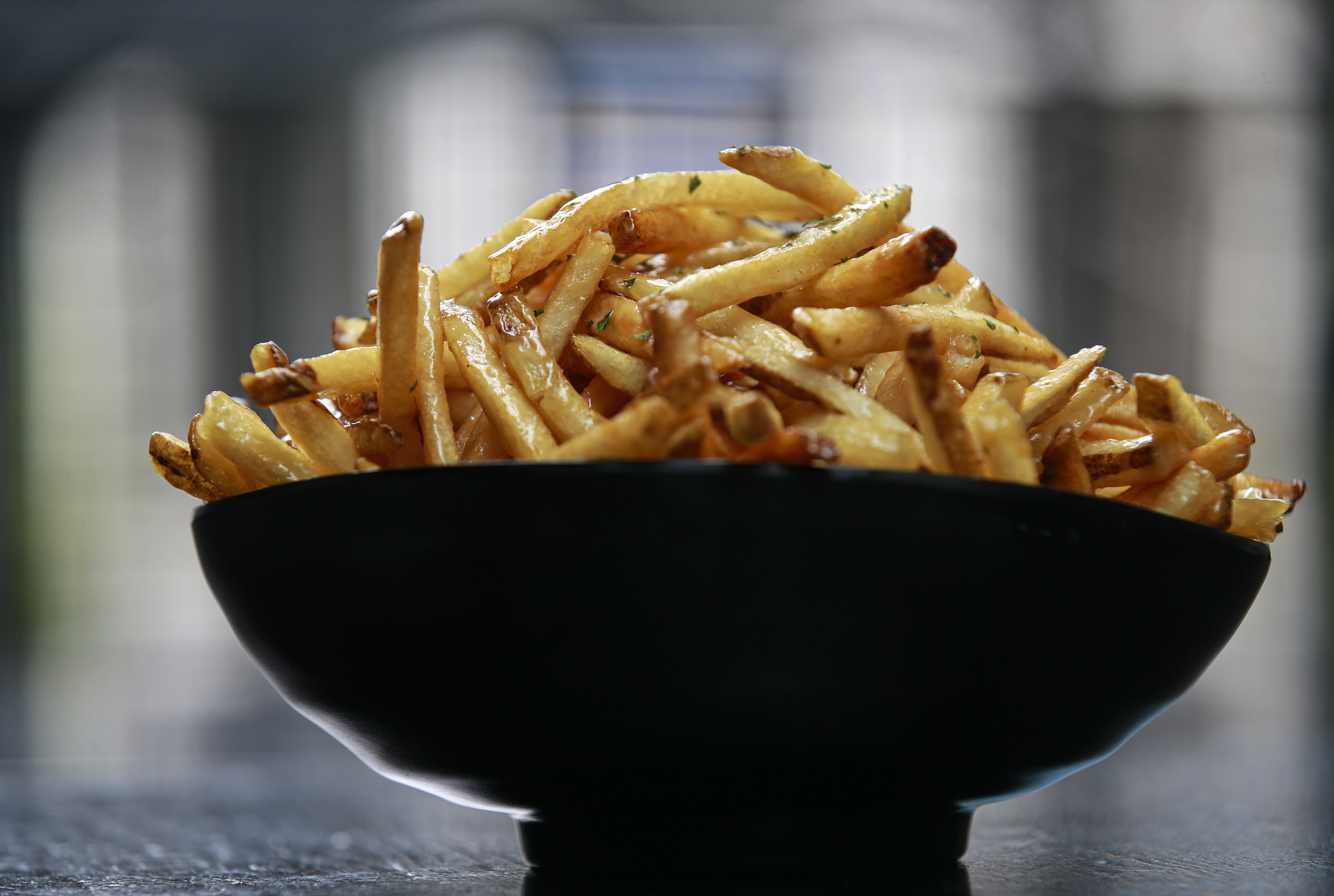 Hot chips: Starting the date off right. Photo / Alex Burton