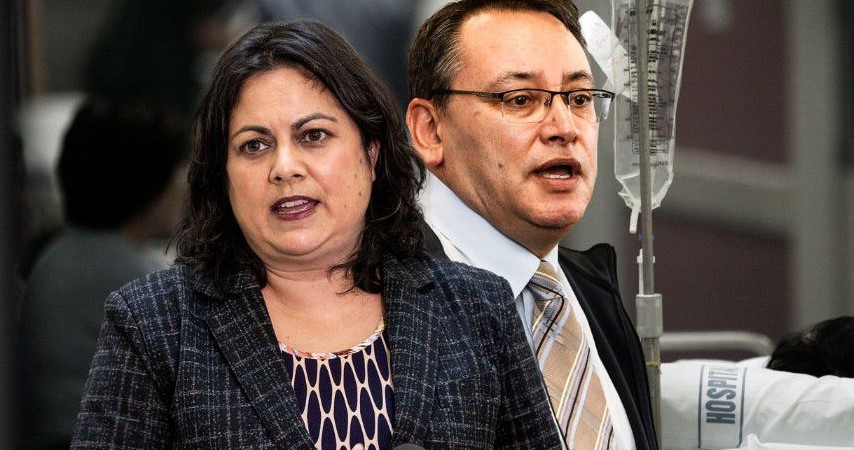 Health Minister Ayesha Verrall and National Party spokesman Shane Reti. Photo / NZME composite