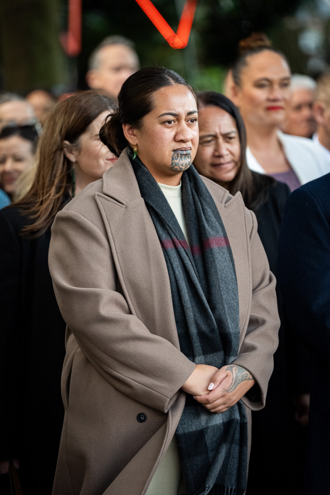 The youngest child of Kīngi Tūheitia, Ngā Wai hono i te pō, is revealed as the next Māori monarch. Photo / Kiingitanga 